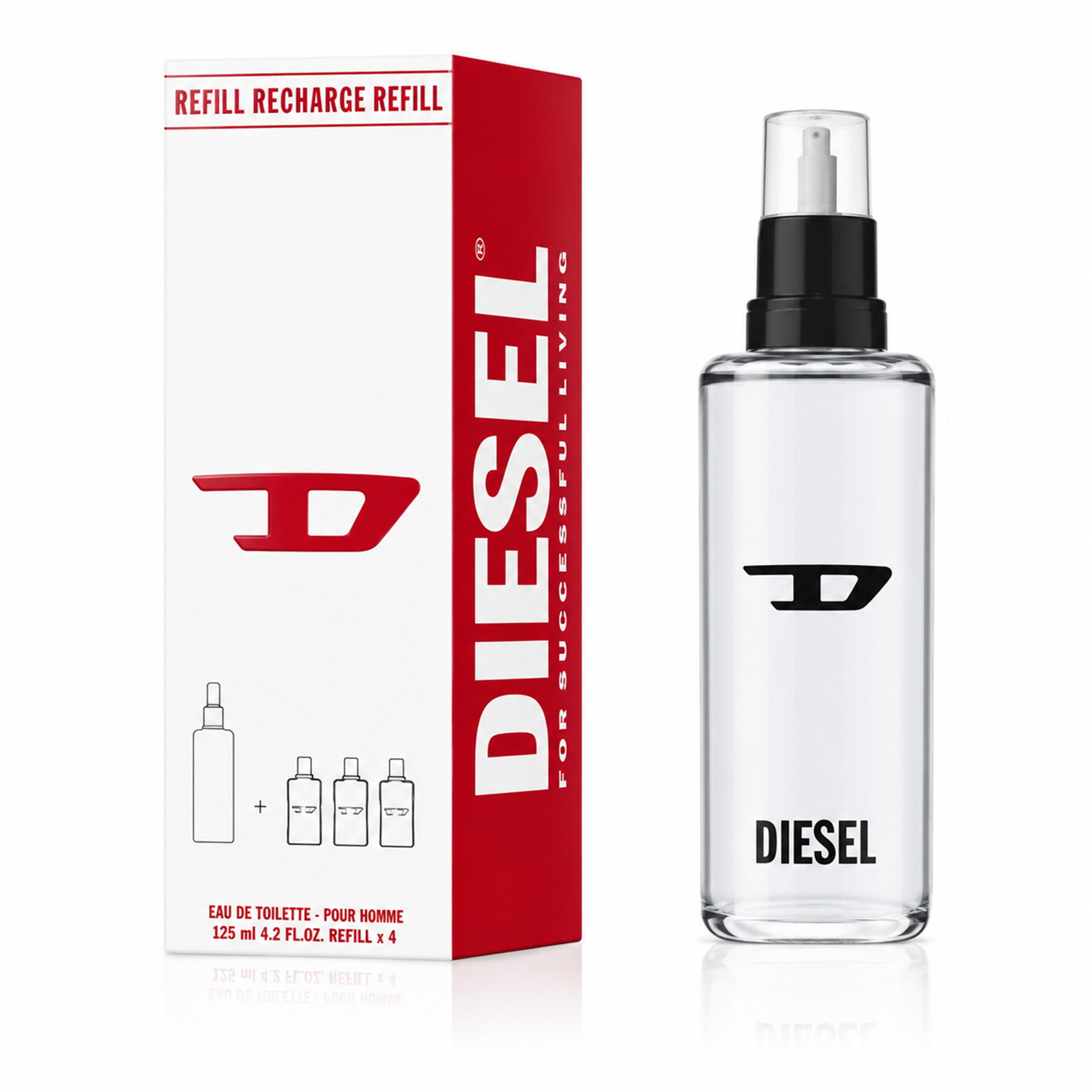 Diesel D By Diesel Eau de Toilette Refill 150ml