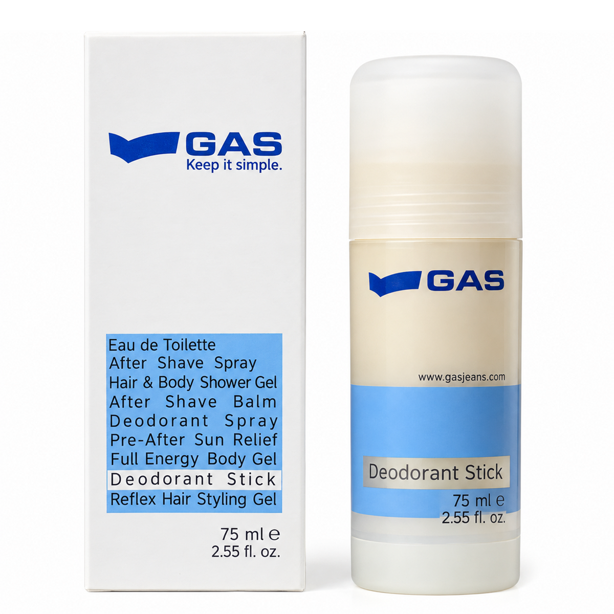 Gas Keep it simple Deodorant Stick 75ml