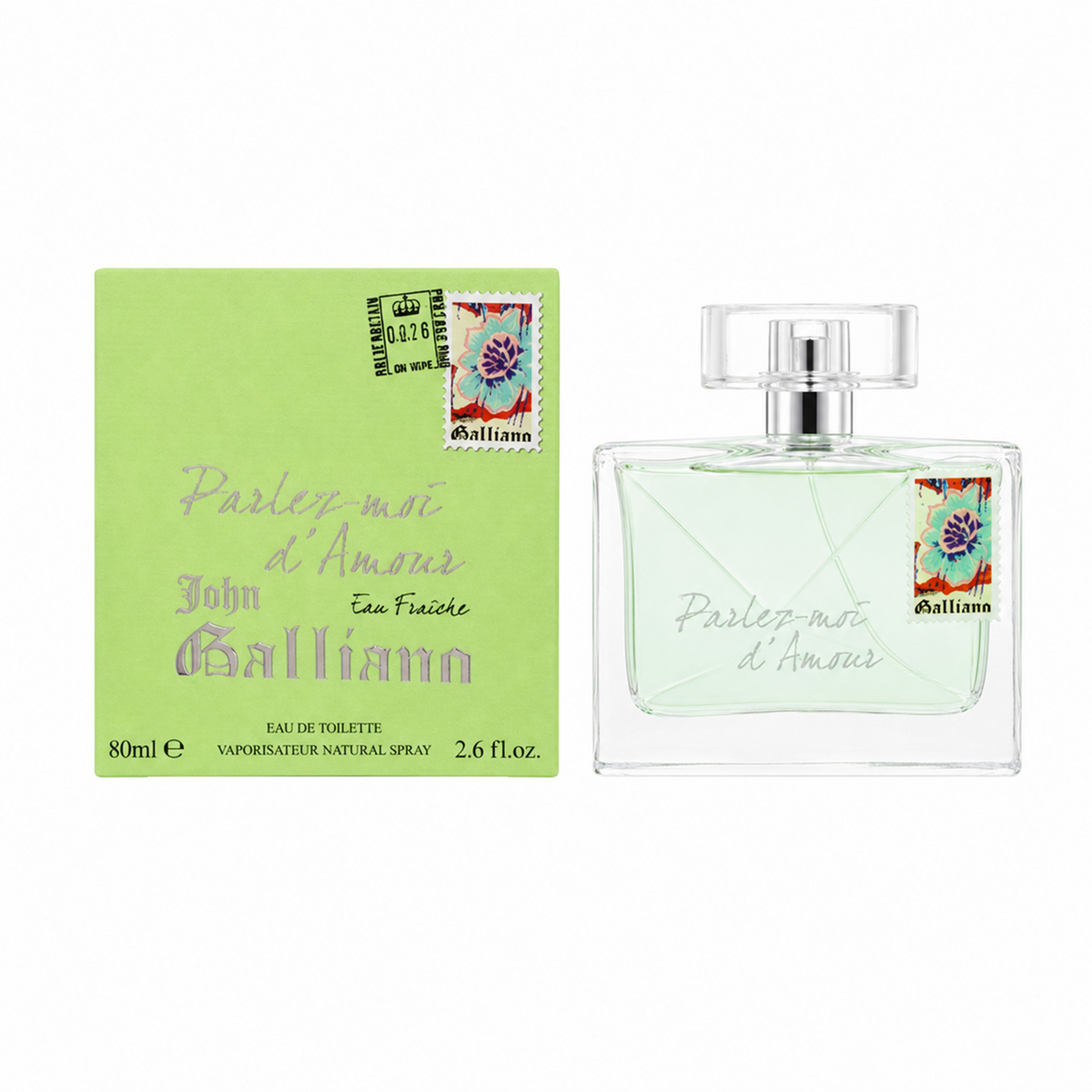 John Galliano PARLEZ MOI D'AMOUR Eau Fraiche Eau de Toilette 80ml
