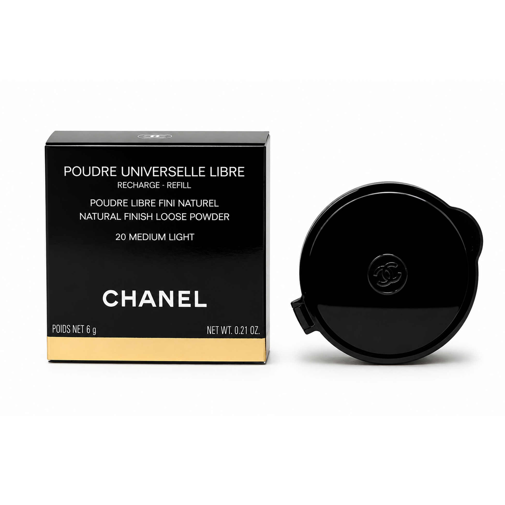 Chanel Poudre On-the-Go 20 Medium Light Powder 6g