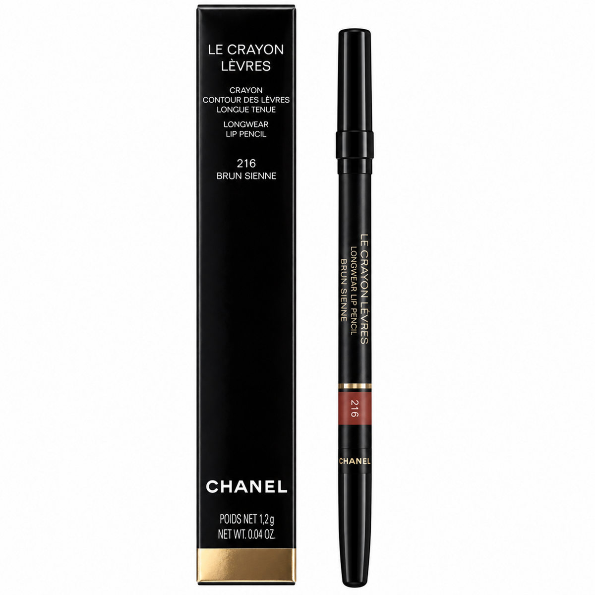 Chanel Le Crayon Lèvres Longwear 216 Brun Sienne Lip Pencil 1,2g