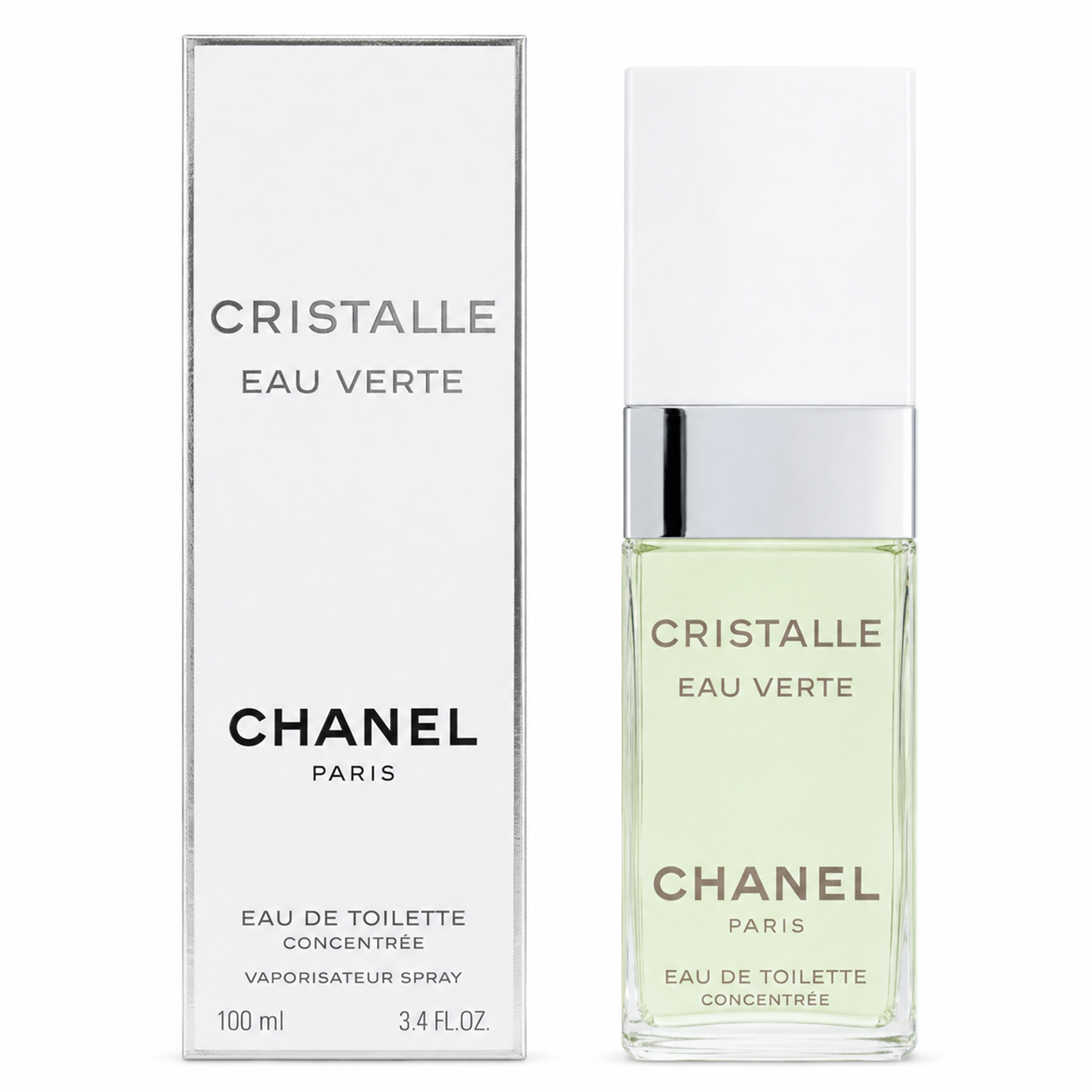 Chanel Cristalle Eau Verte Eau De Toilette Concentree Spray 100ml