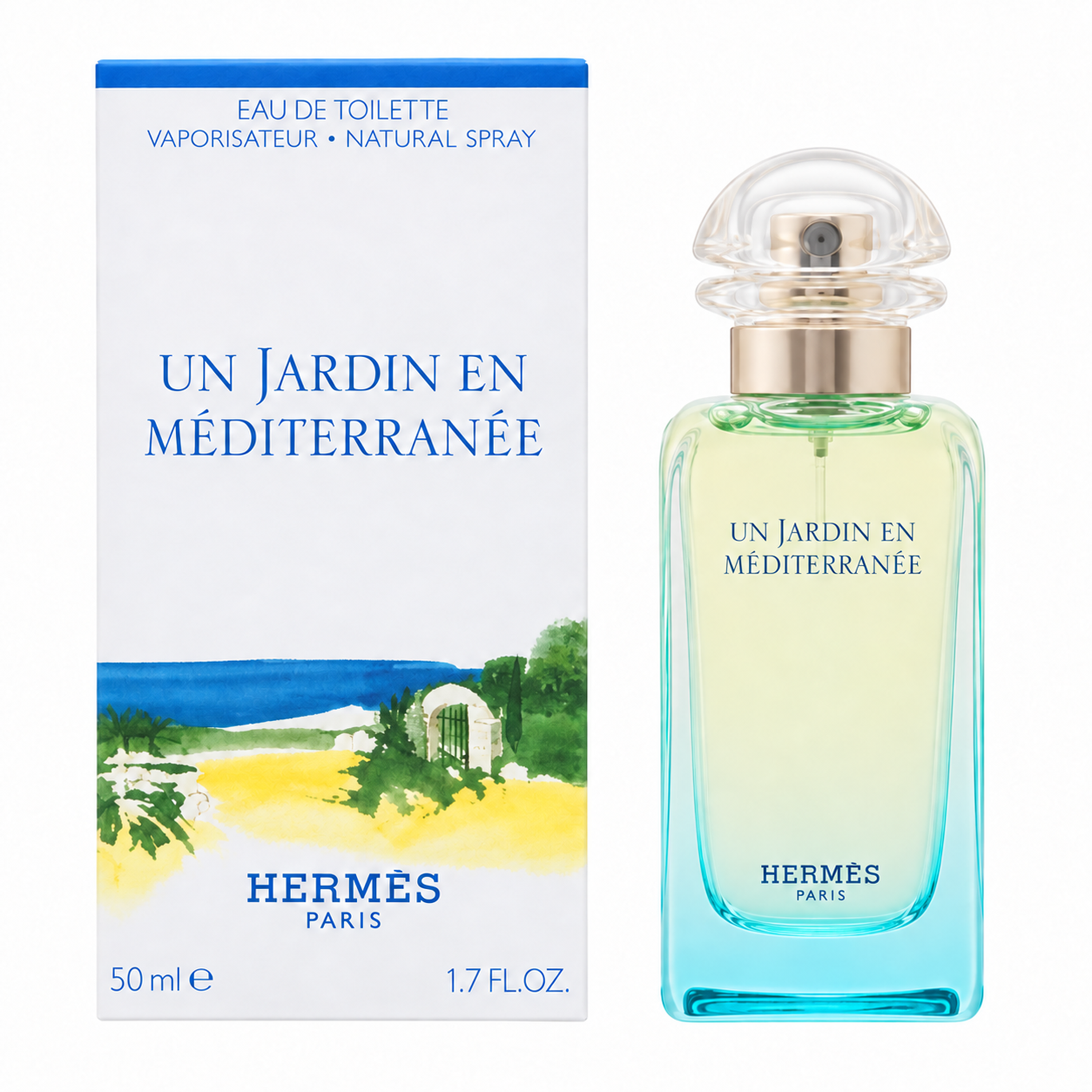 HERMES Un Jardin En Mediterranée Eau de Toilette Spray 50ml