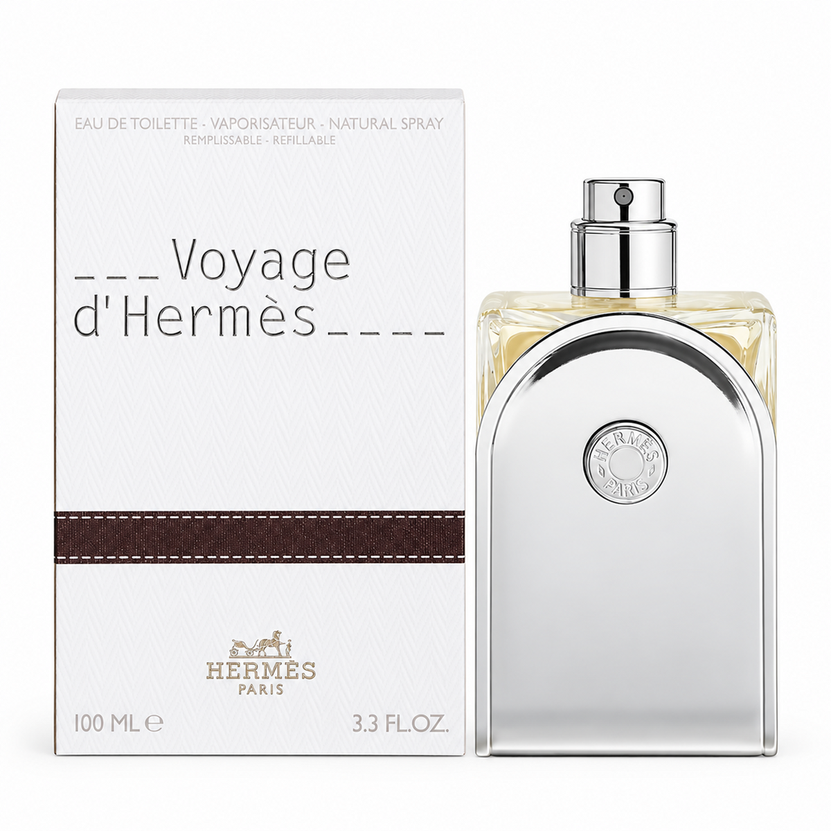 HERMES Voyage d'Hermes Eau de Toilette Spray Refillable 100ml