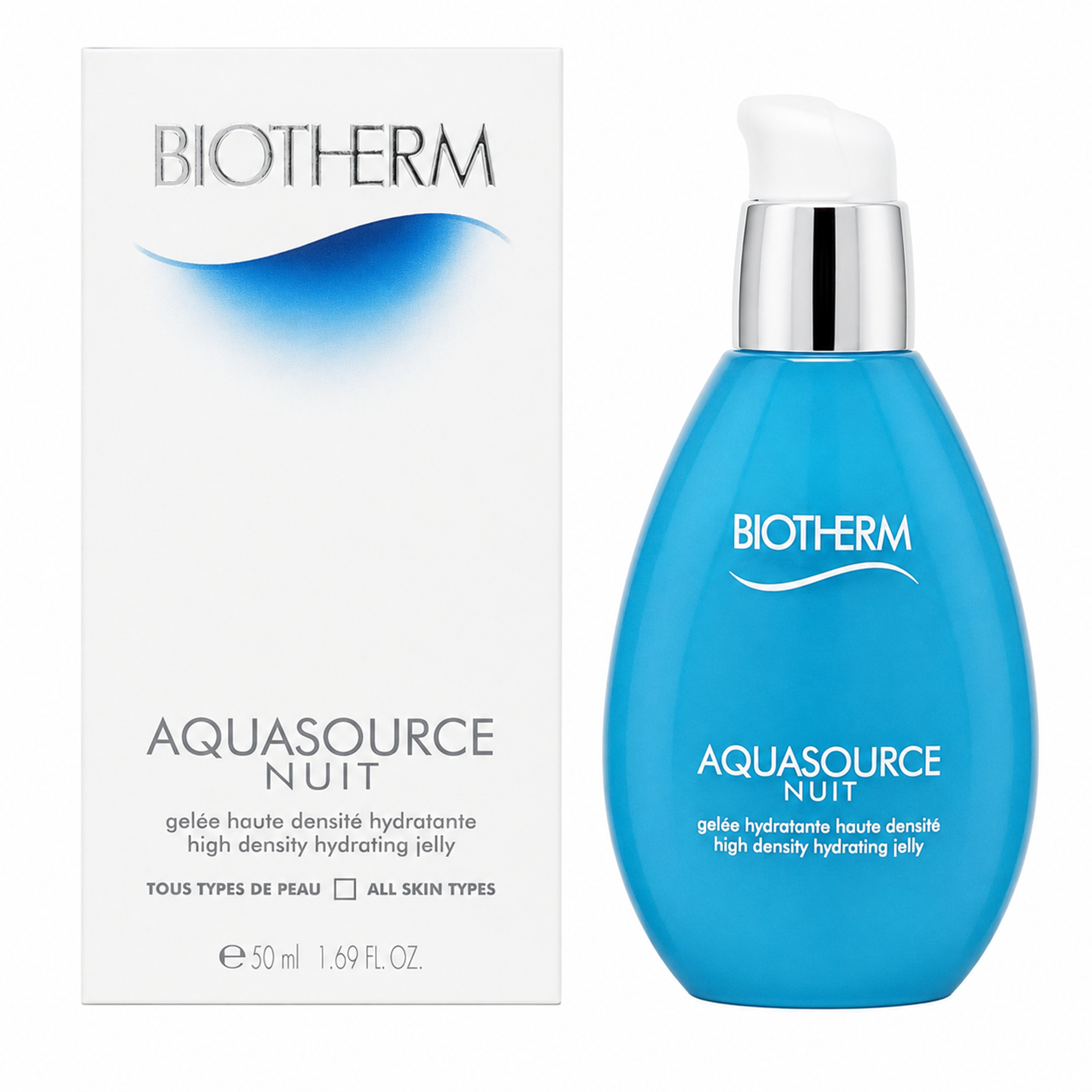 Biotherm Aquasource Nuit Hochkonzentriertes Lotion Gellee Alle Hauttypen 50ml