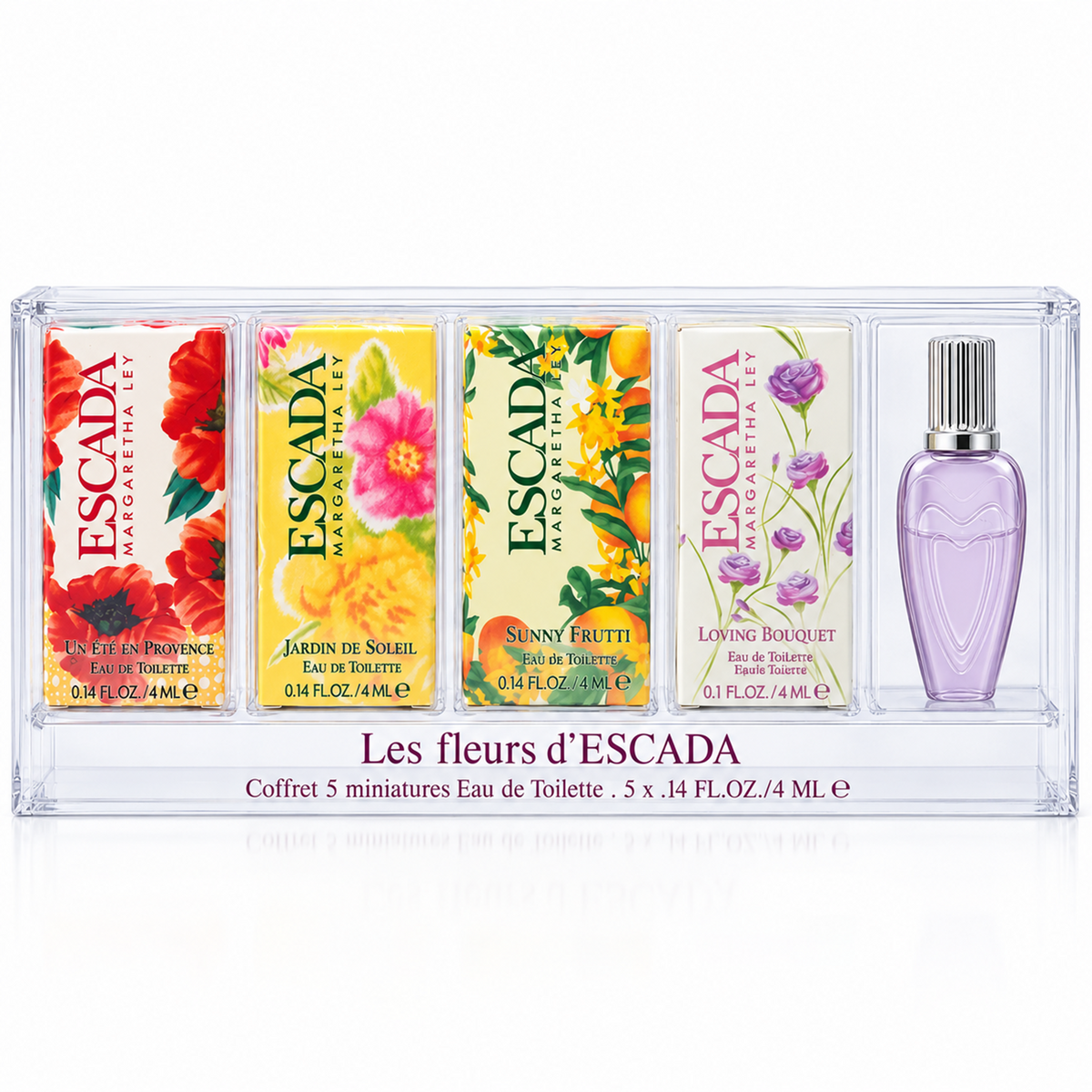 Escada Les Fleurs 5 Miniaturen Eau de Toilette 5x4ml
