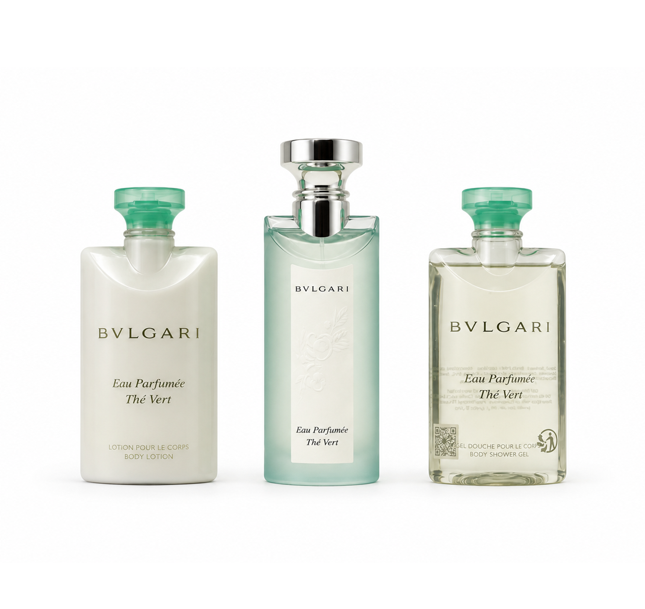 Bvlgari Eau Parfumee au the vert Eau de Toilette 75ml + showergel + Body lotion