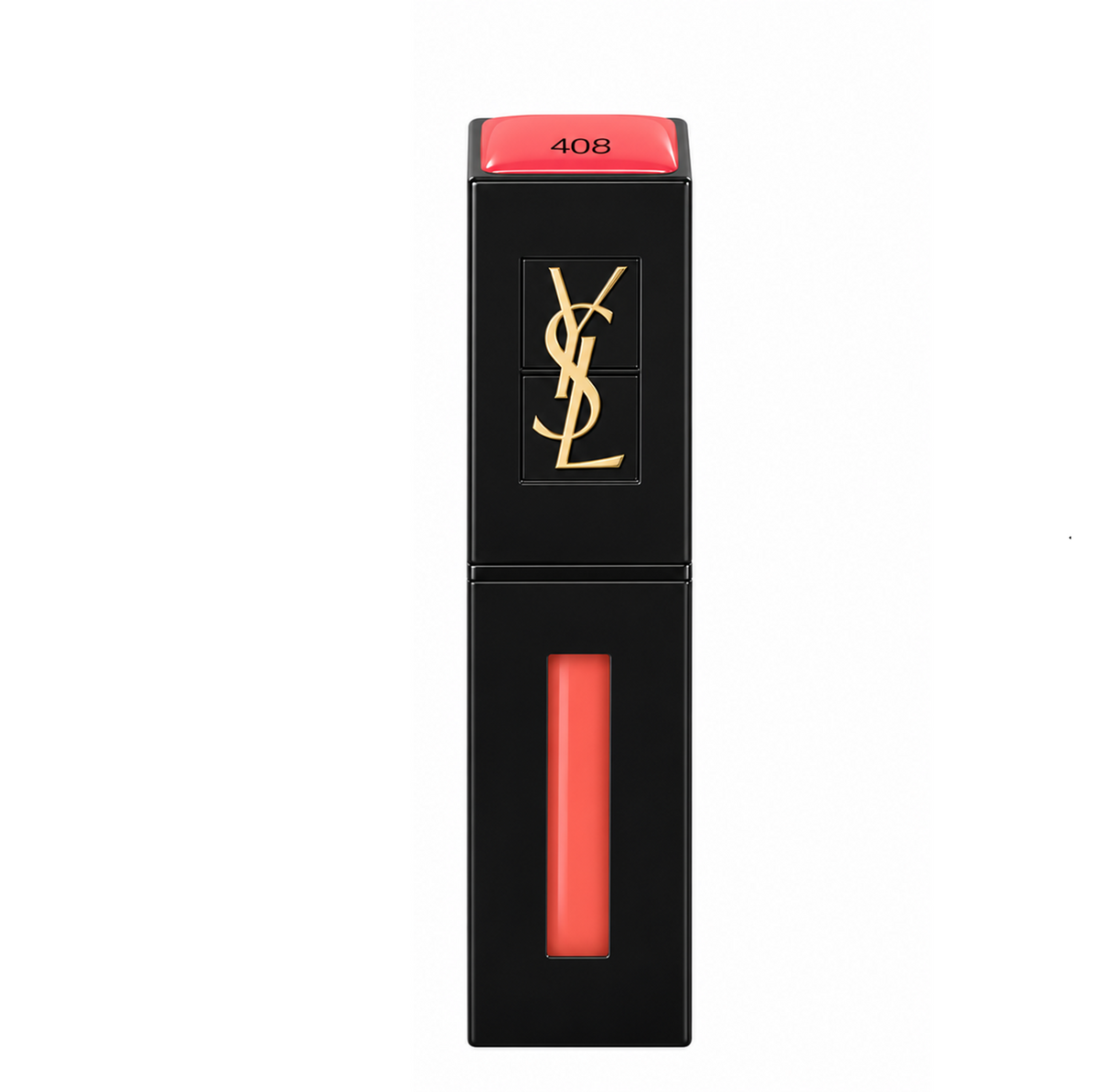 Yves Saint Laurent Vernis a Levres Creamy Lip Stain 408 Corail Neo-Pop