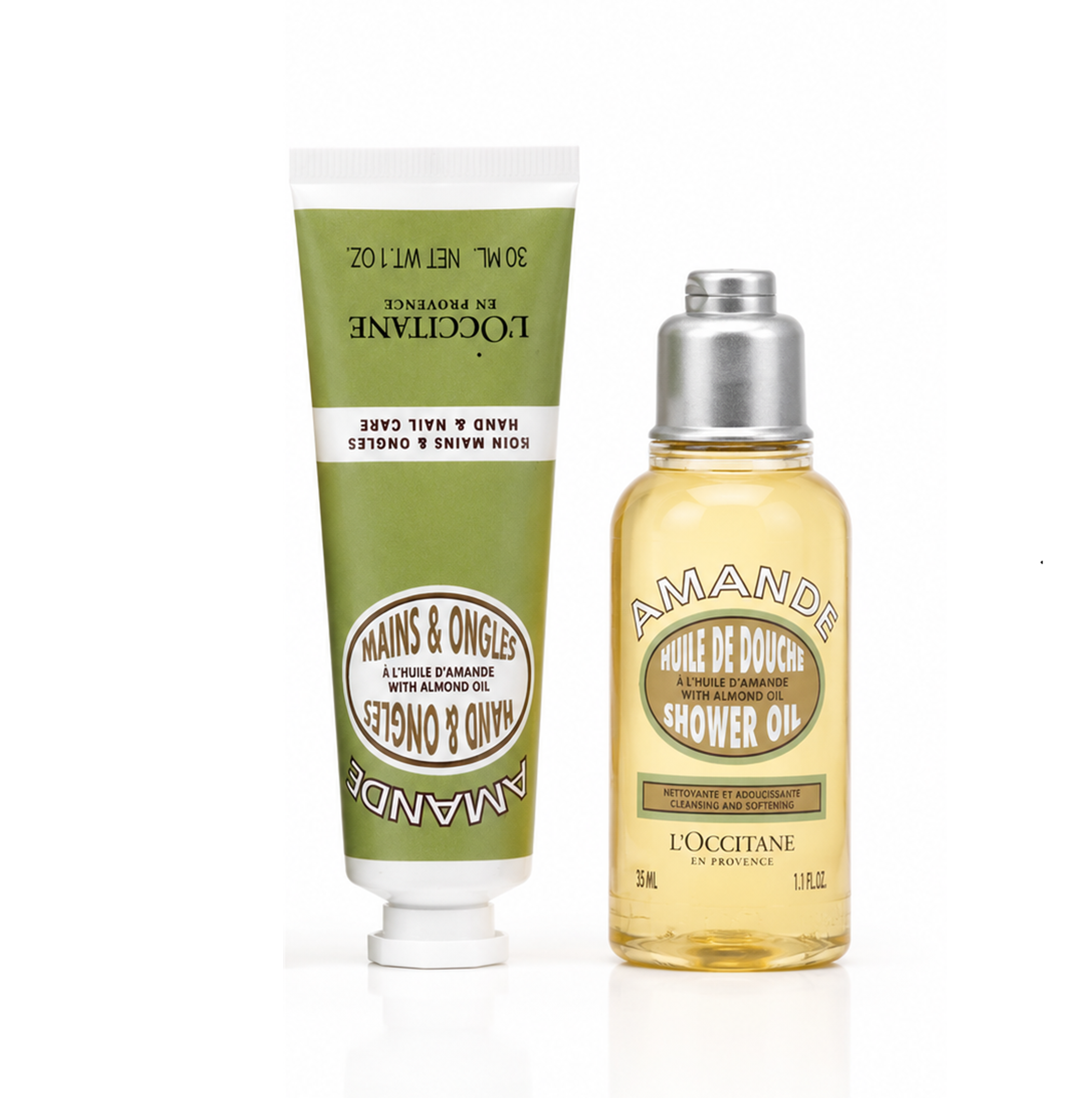 L’Occitane Amande Hand Cream 30ml + Shower oil 35ml