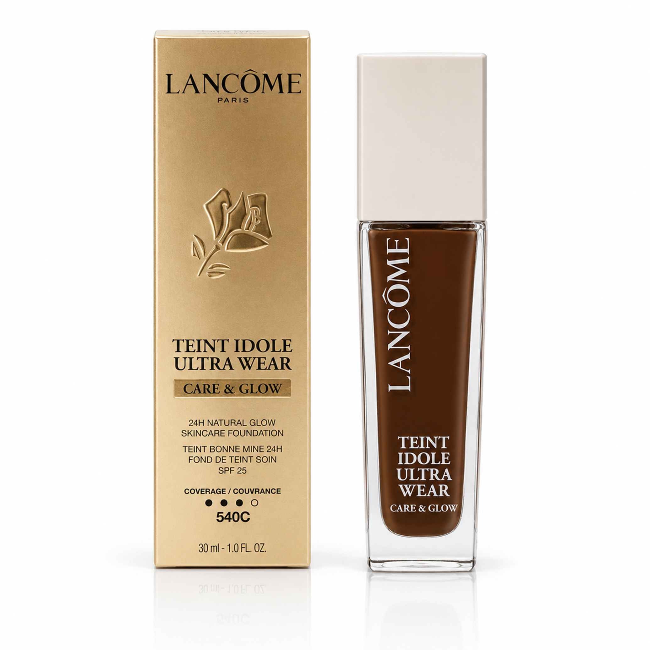 Lancome Teint Idole Care & Clow  Foundation 540C 30ml