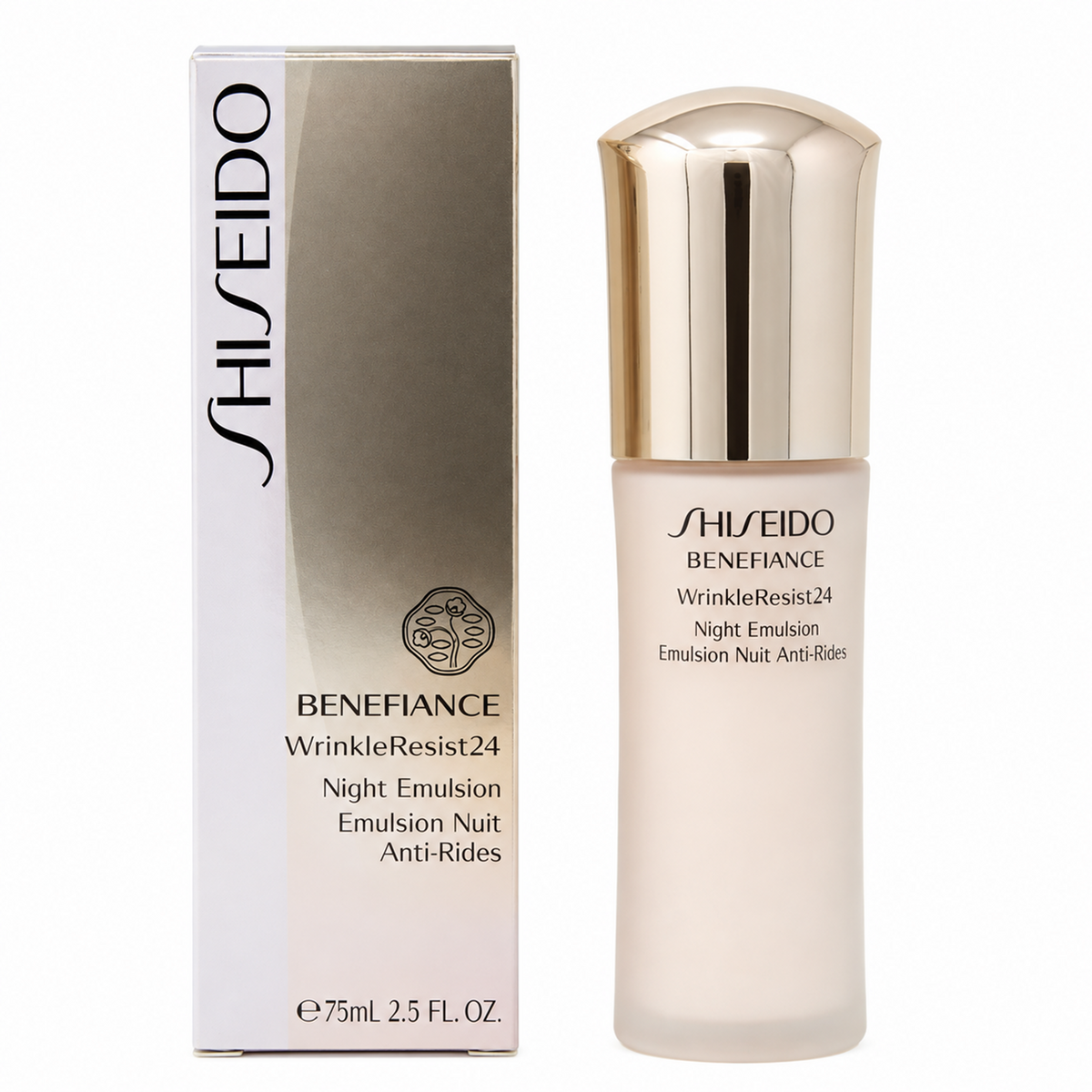 Shiseido Benefiance Nacht Emulison Anti-Falten Wirkung 75ml