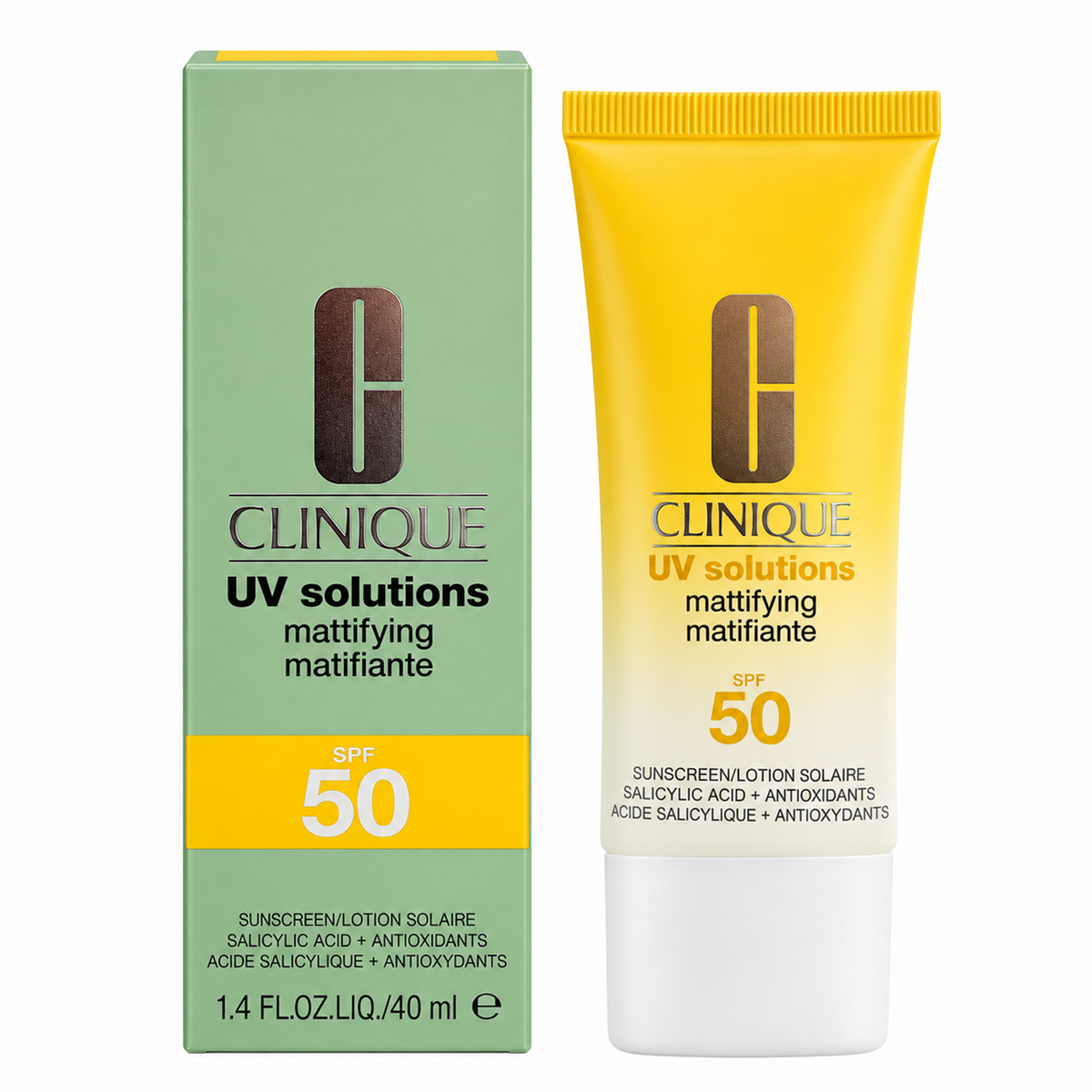 Clinique UV Solutions Matifying Sunscream SPF 50 Sonnencreme 40ml