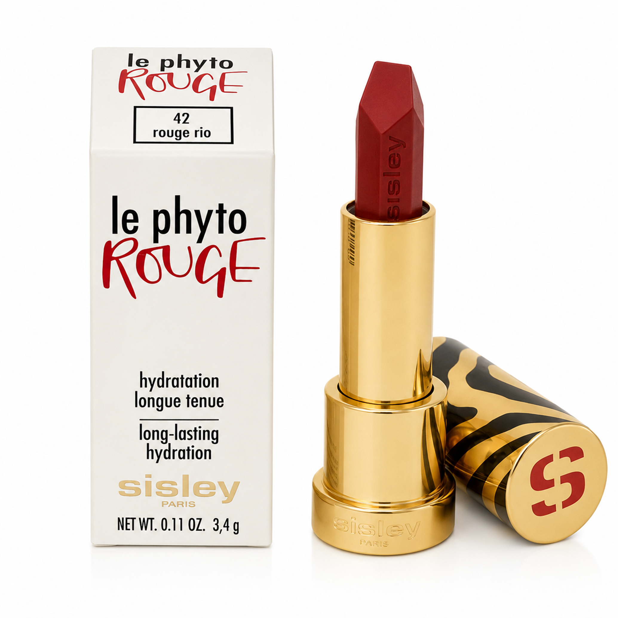 Sisley le phyto Rouge long-lasting hydration Lippenstift 3,4g rouge rio 42