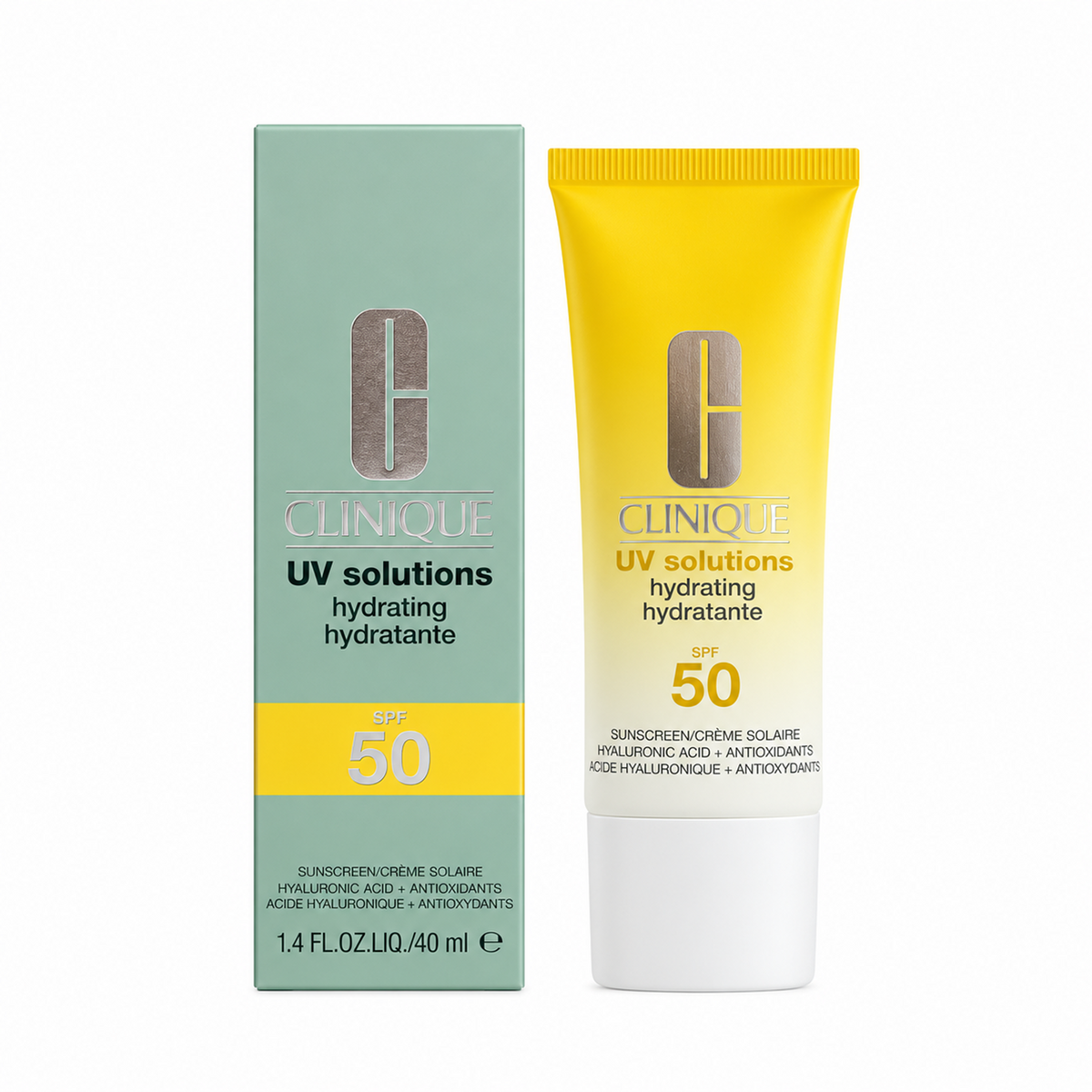 Clinique UV Solutions Hydrating Sunscrean Sonnencreme SPF 50 40ml