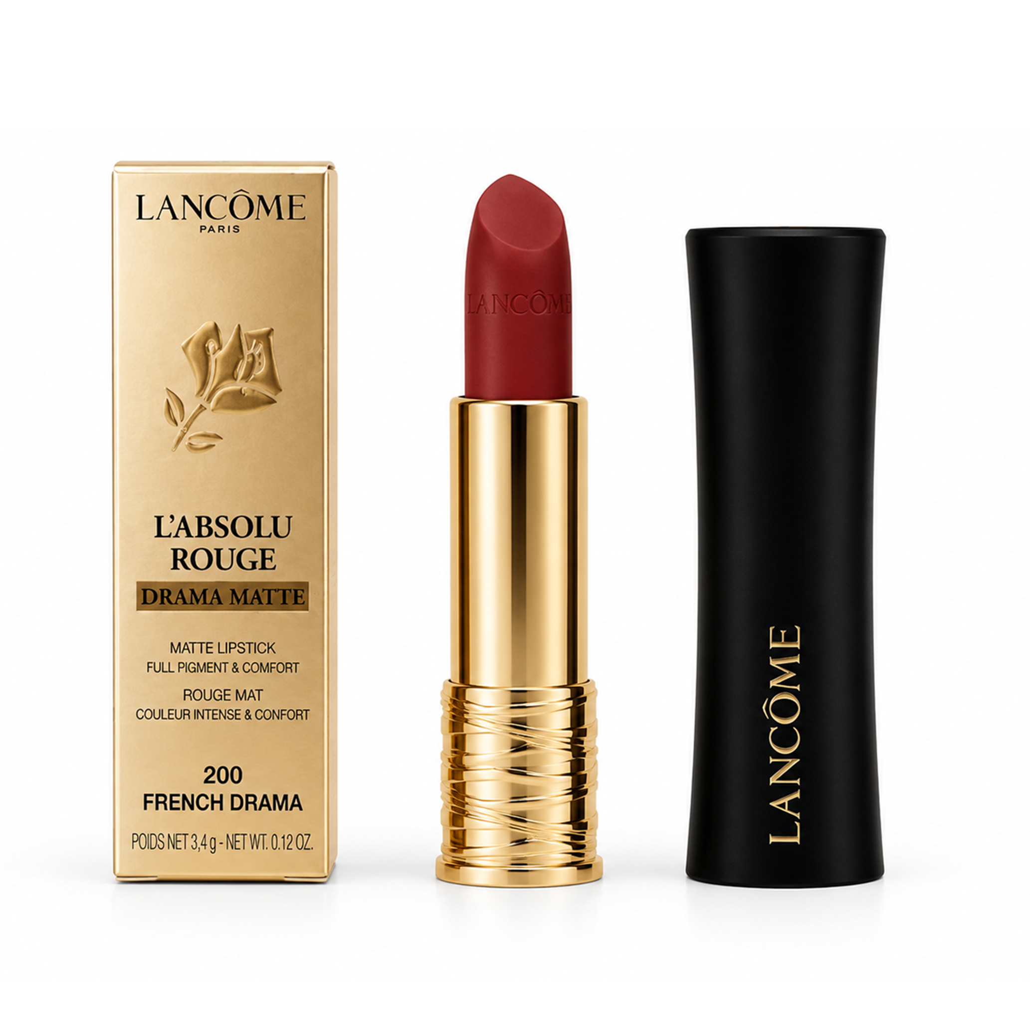 Lancome L'Absolu Rouge Drama Matte 200 French Matte Lipstick 3,4g