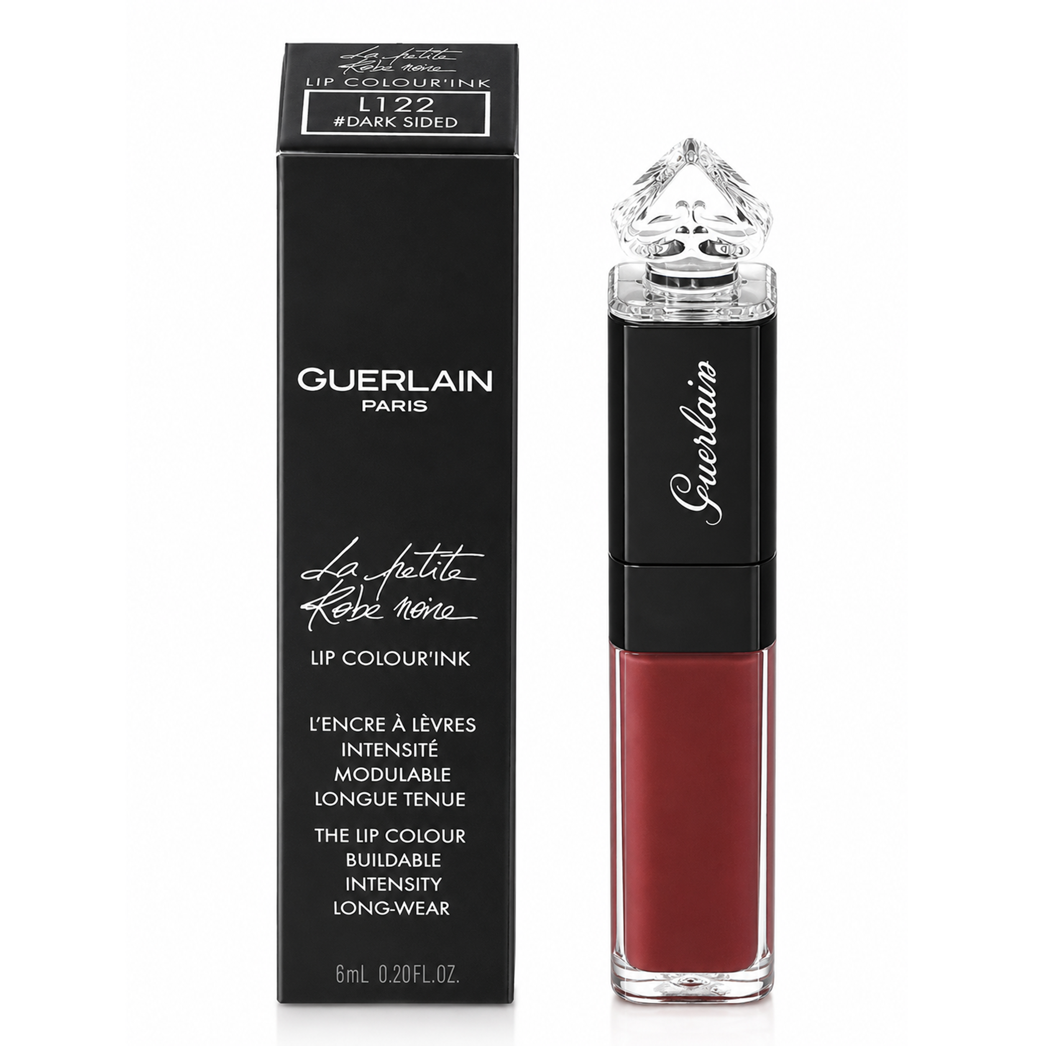 Guerlain La Petite Robe Noire Lip Colour L122 Dark Sided