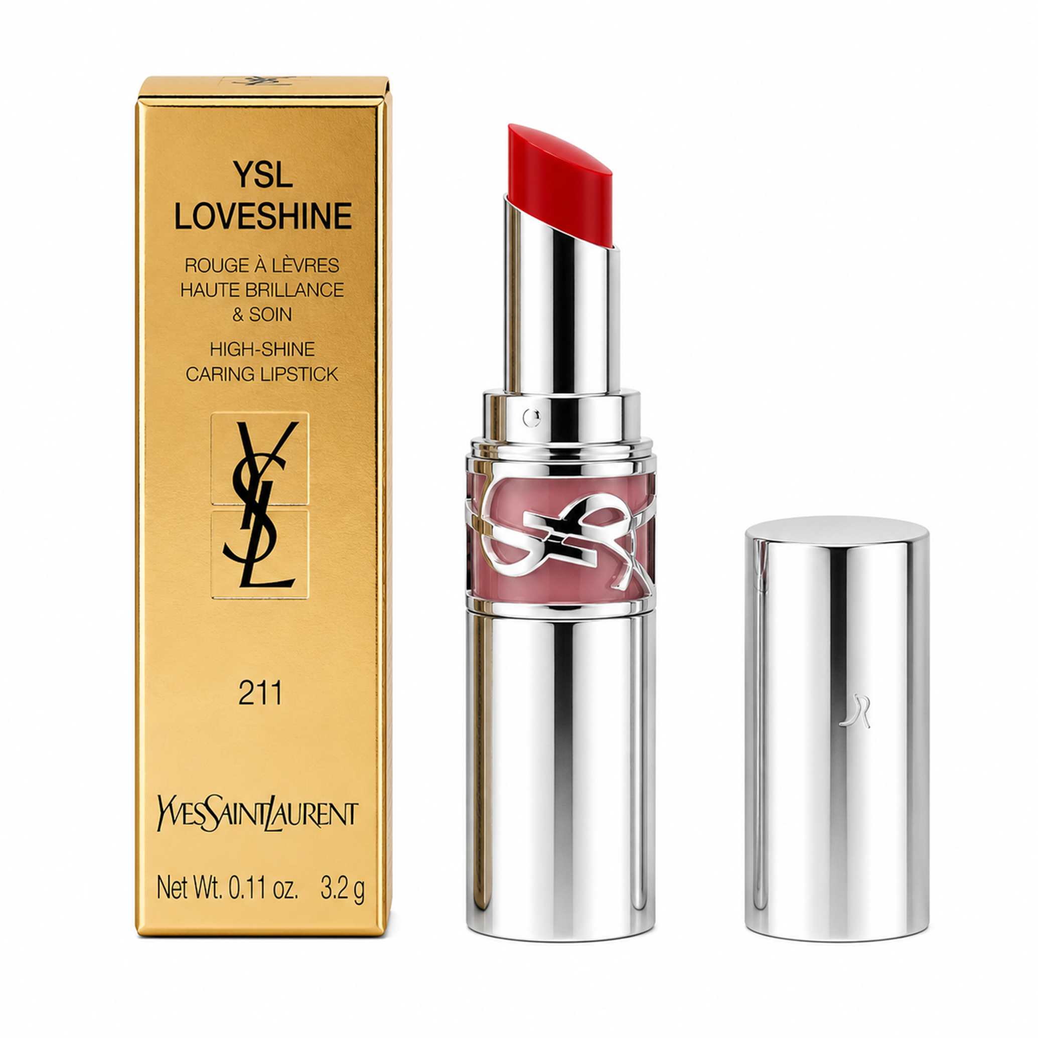 Yves Saint Laurent YSL Loveshine 211 Ardent Carmine Lipstick 3,2 g