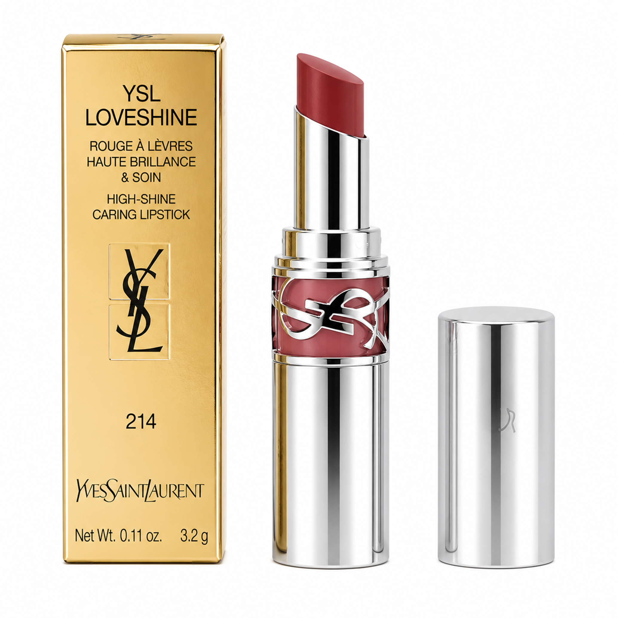 Yves Saint Laurent YSL Loveshine 214 Wet Guava Lippenstift 3,2 g