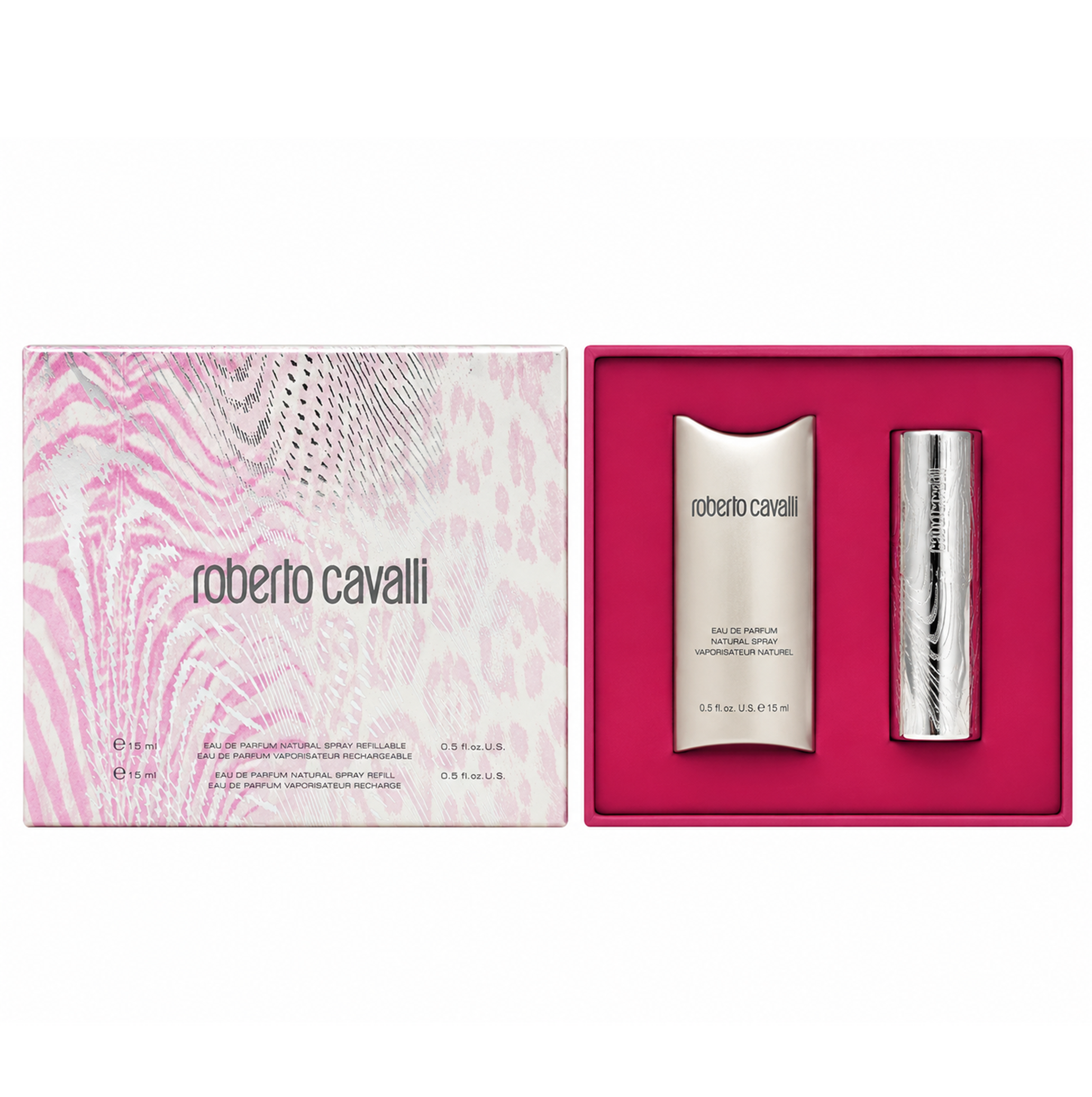 Roberto Cavalli Eau de Parfum Spray 15 ml +  Refill 15 ml