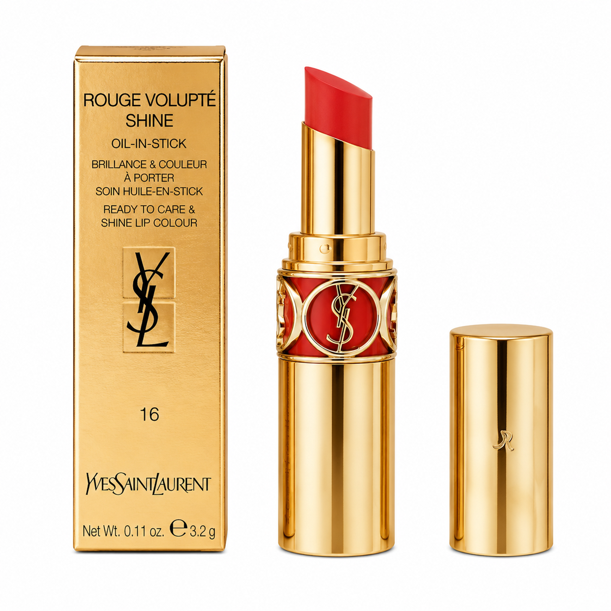 Yves Saint Laurent Rouge Volupte 16 Orange Majorelle Lipstick 3,2 g