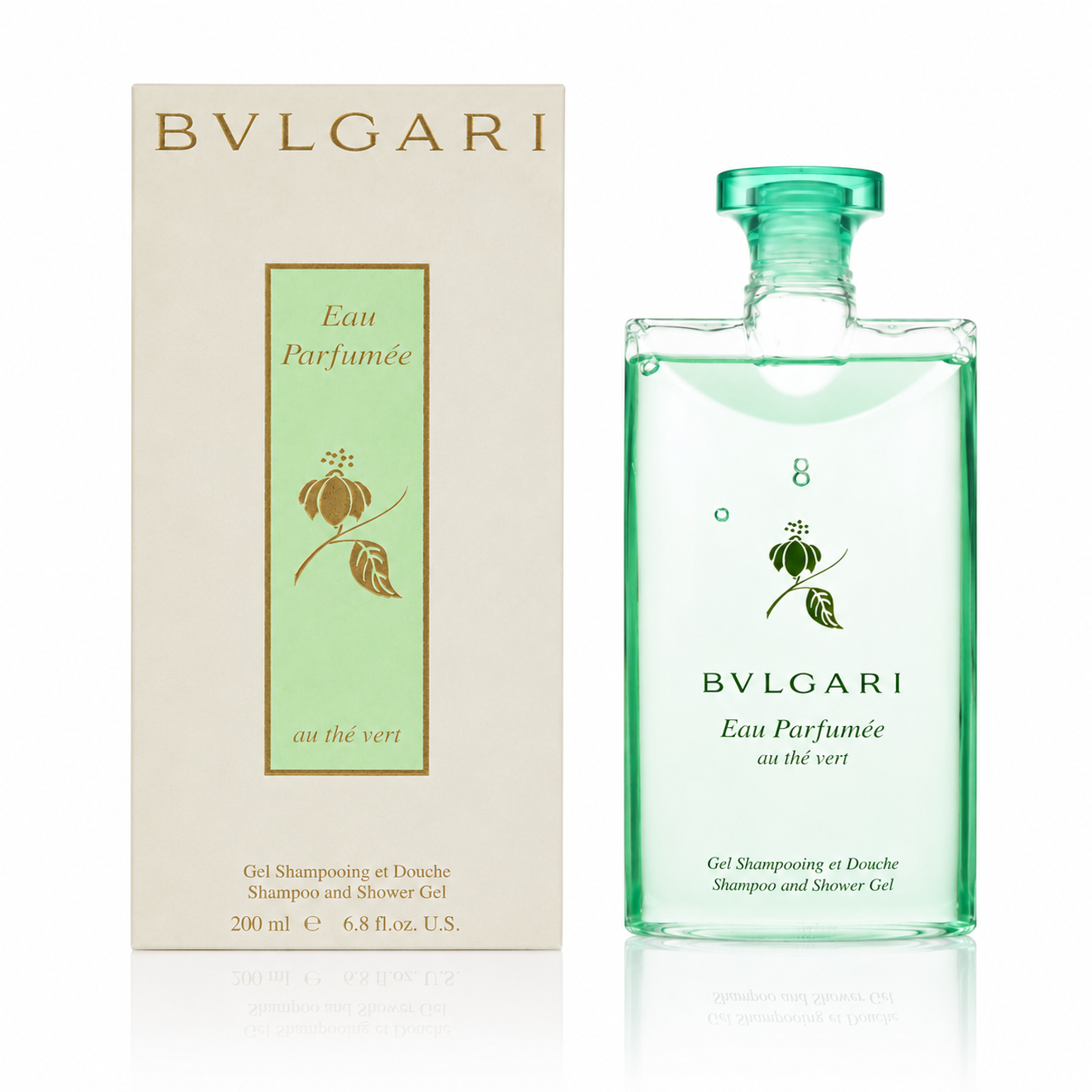 Bvlgari Eau Parfumée au the vert Shampoo & Shower Gel 200ml