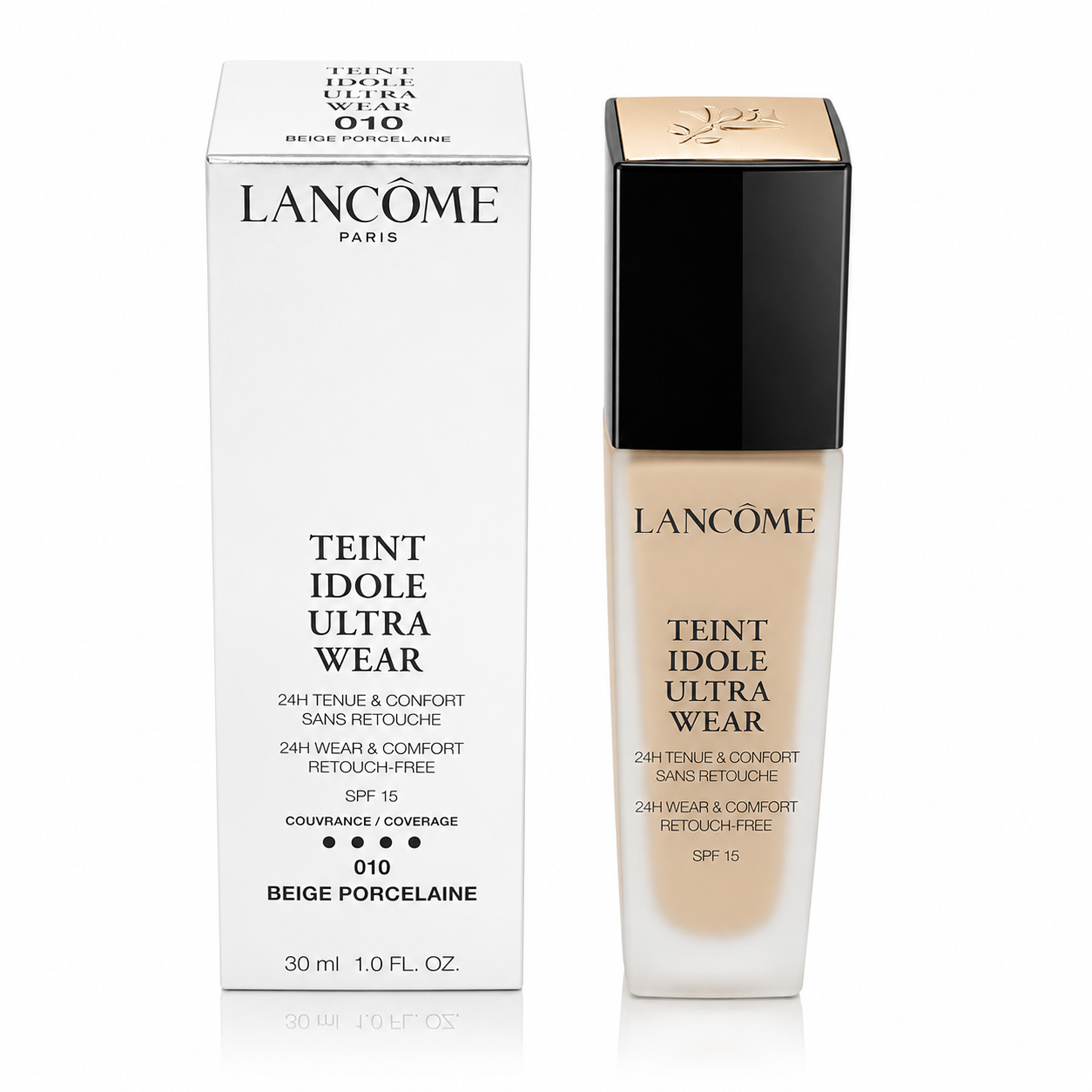 Lancome Teint Idole Ultra Wear Foundation 010 Pocellaine Beige 30ml