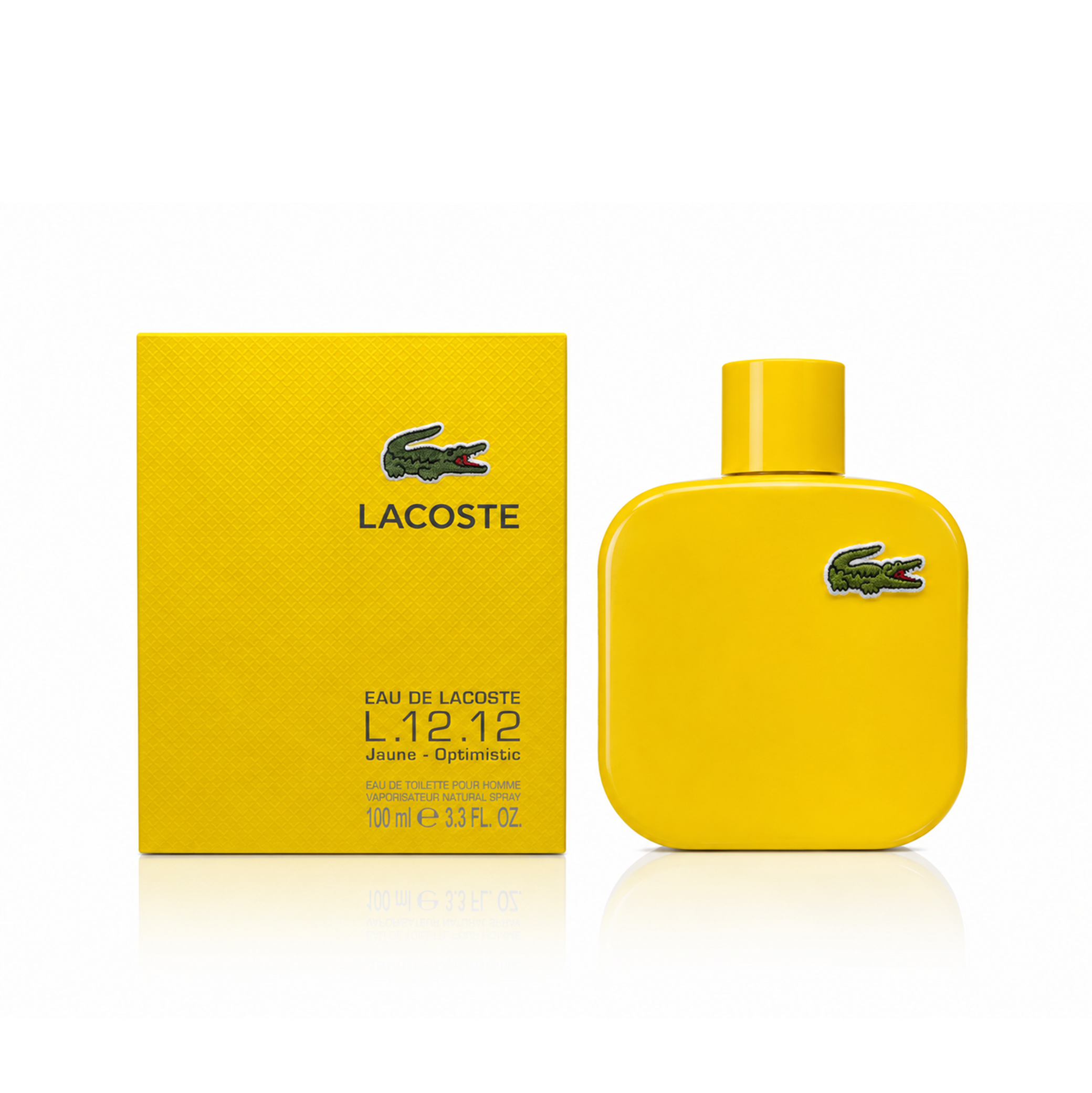 Lacoste L. 12.12 Jaune Optimistic homme Eau de Toilette 100ml