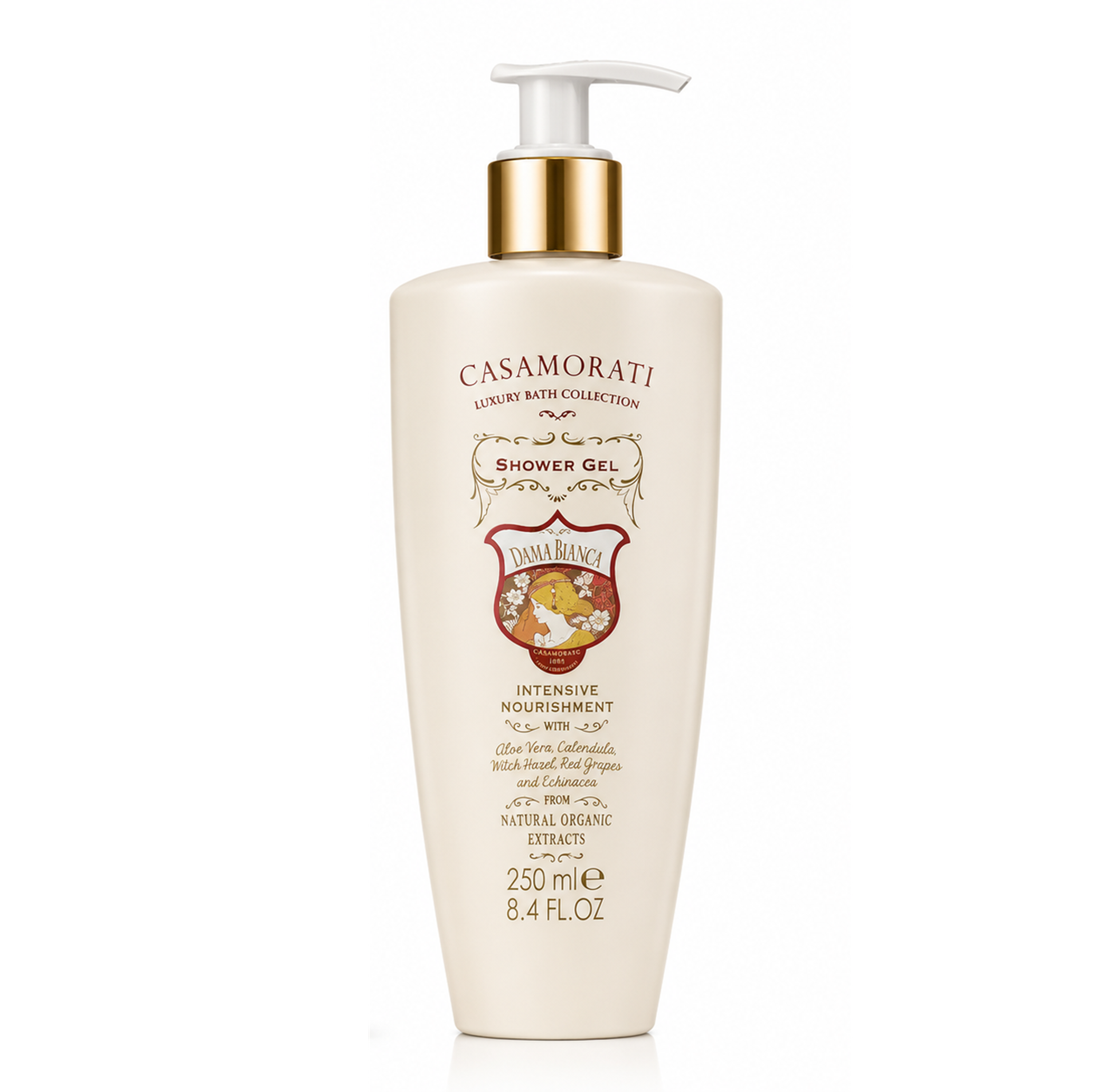 Xerjoff Casamorati Luxury Bath Collection Bath Body Dama Bianca Shower Gel 250ml