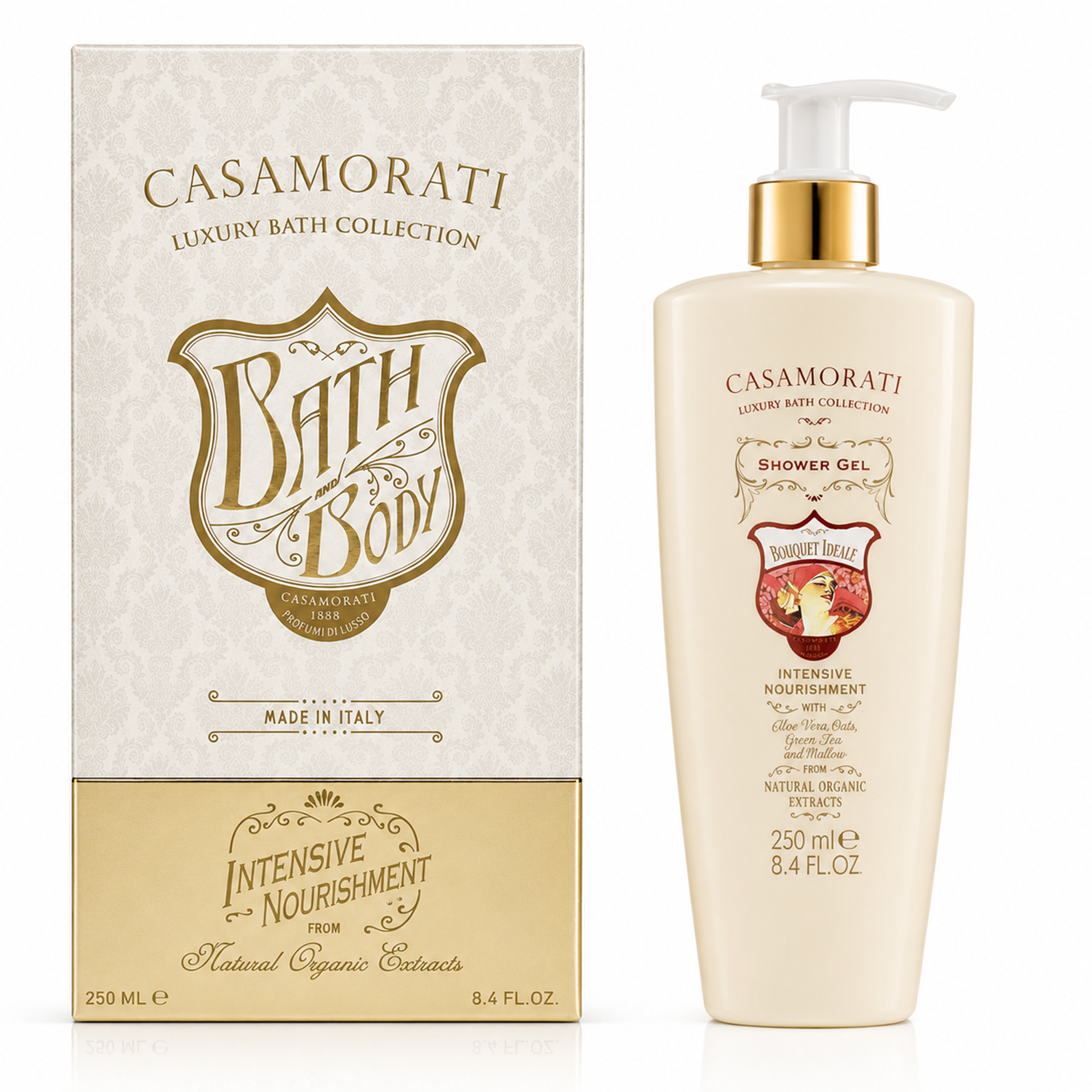 Xerjoff Casamorati Luxury Bath Collection Bath Body  Bouquet Ideale Shower Gel 250ml