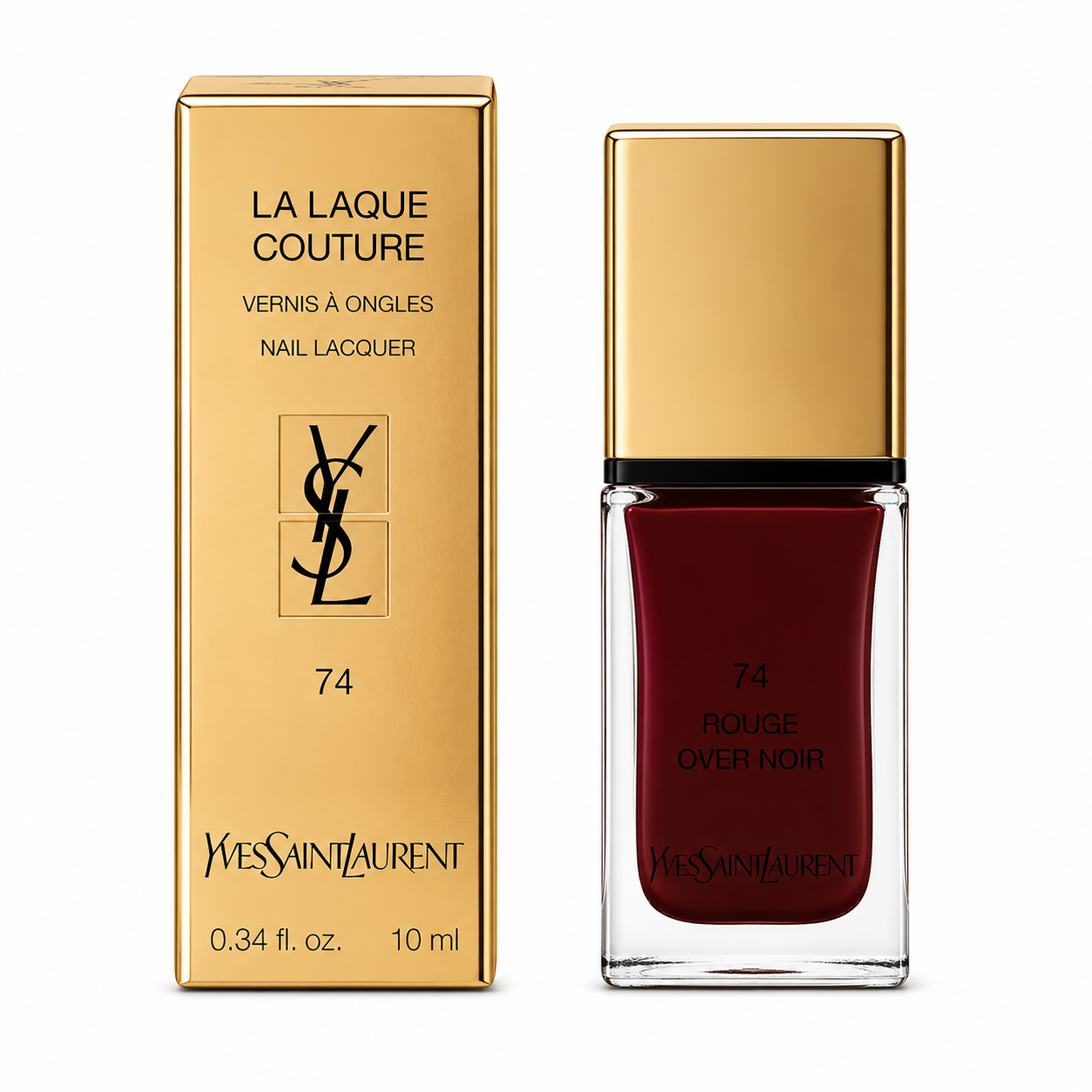 Yves Saint Laurent La Laque Couture 74 Rouge Over  Nagellack 10ml