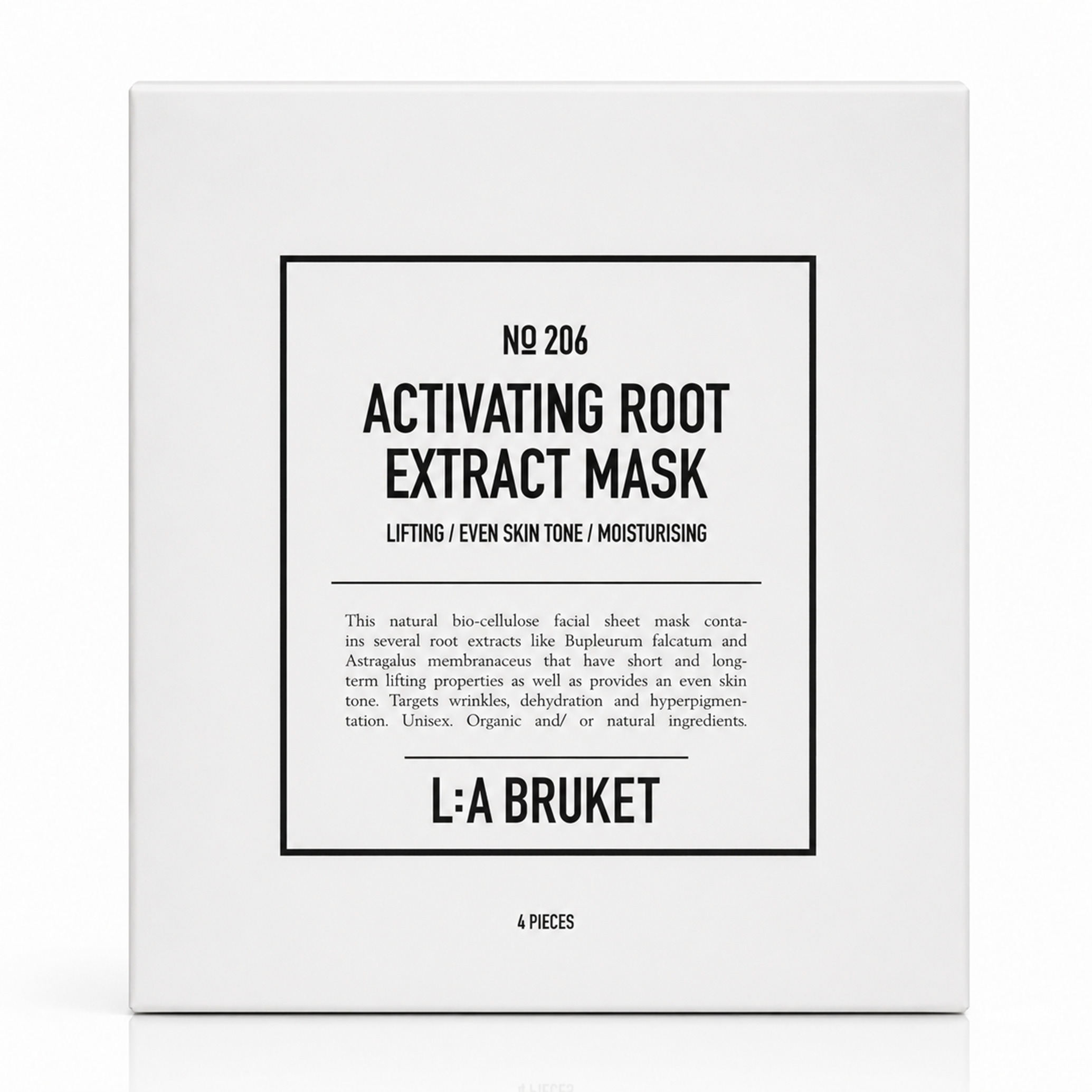La Bruket No 206 Activating Root Gesichtsmaske 4 Stück
