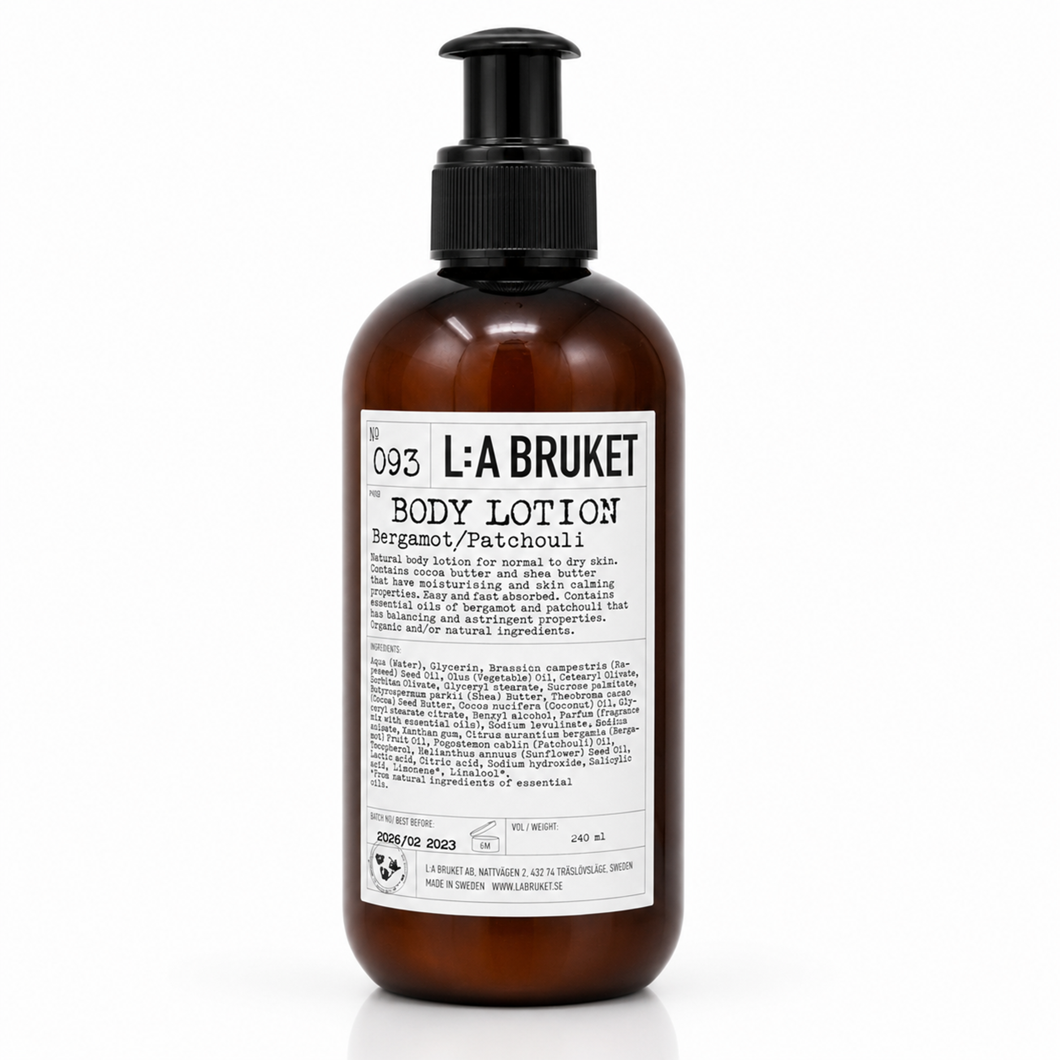 La Bruket No 093 Body Lotion Patchouli 240ml