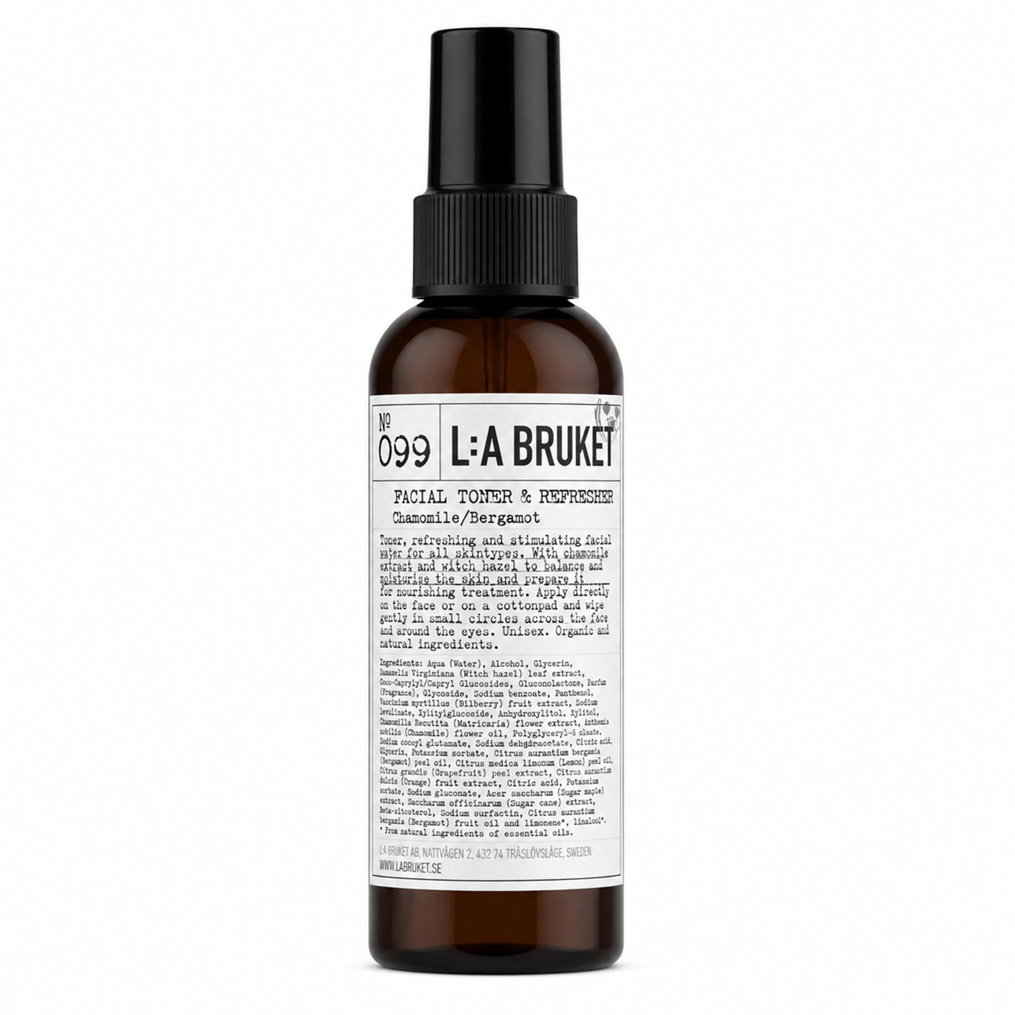 La Bruket No 099 Facial Toner Bergamot 60ml