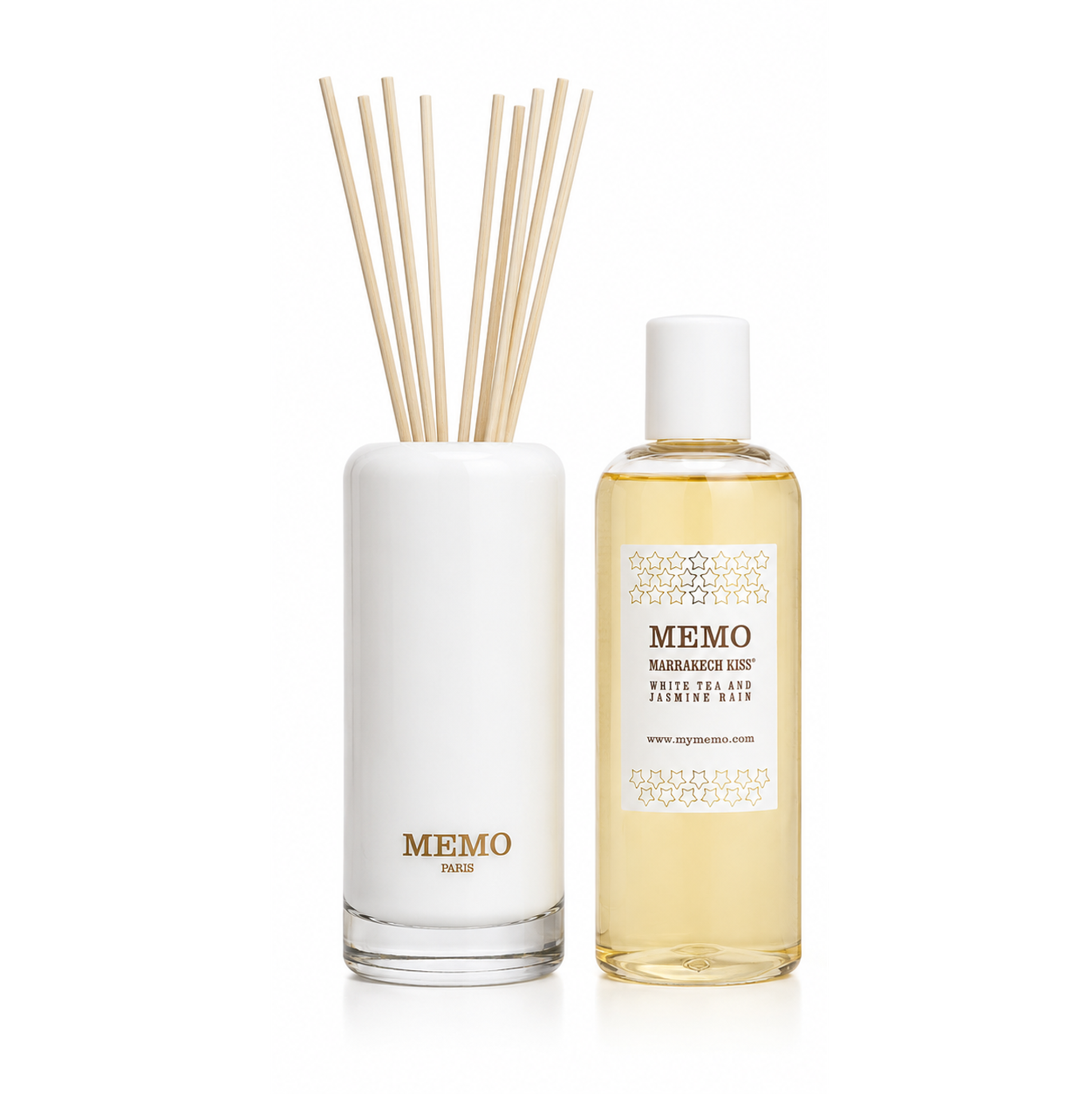 Memo Marrakech Kiss White Tea and Jasmine Rain raumduft Diffuseur de parfum 250g