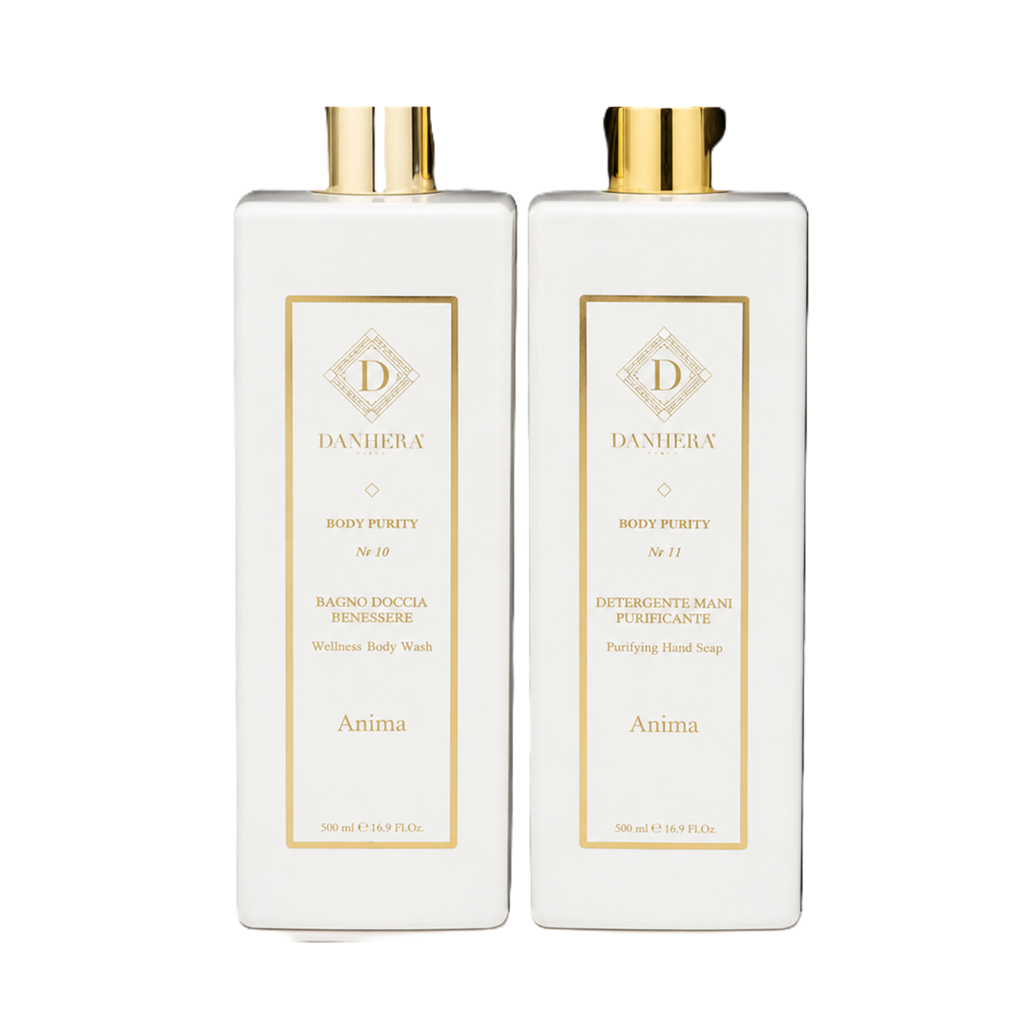 Danhera Gift Boy Body Puity Anima Shower 500ml + Body Cream 250ml + Hand Soap 500ml + Hand Cream 100ml