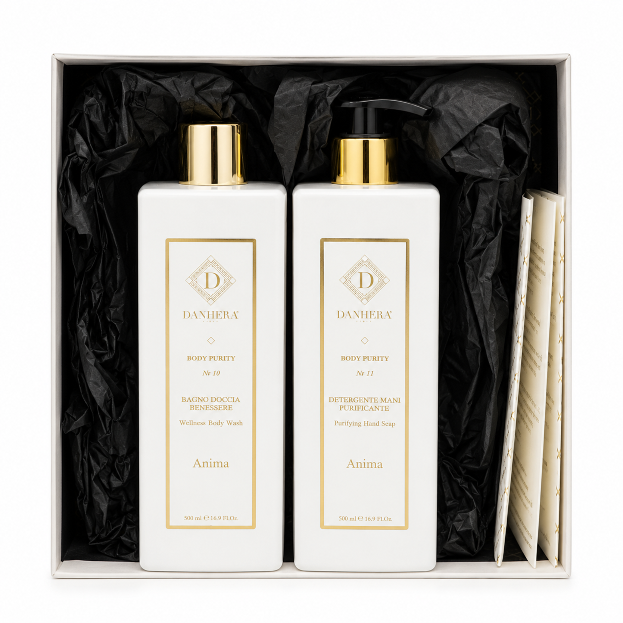 Danhera Gift Boy Body Puity Anima Shower 500ml + Body Cream 250ml + Hand Soap 500ml + Hand Cream 100ml