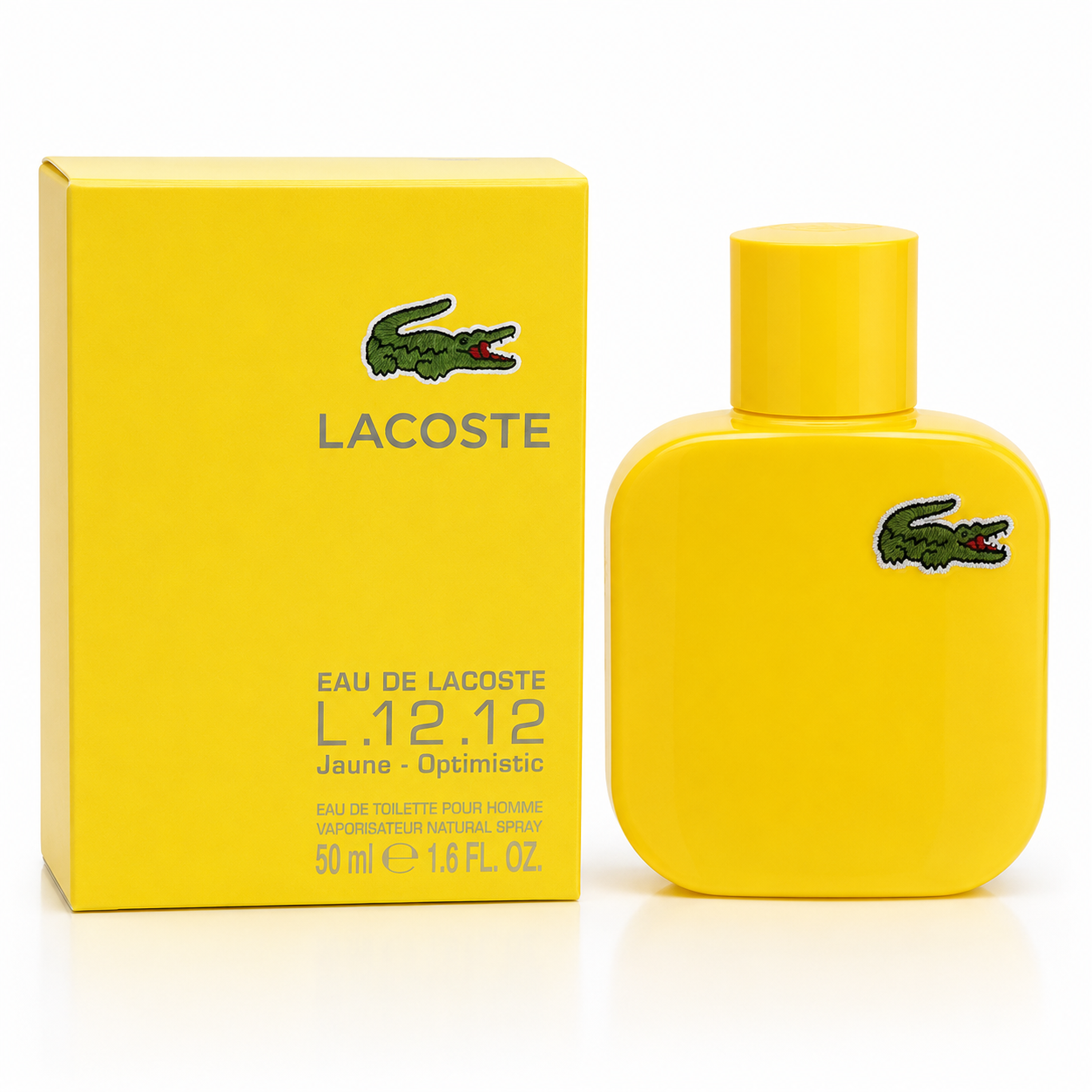 Lacoste  L. 12.12 Jaune Optimistic homme Eau de Toilette 50ml