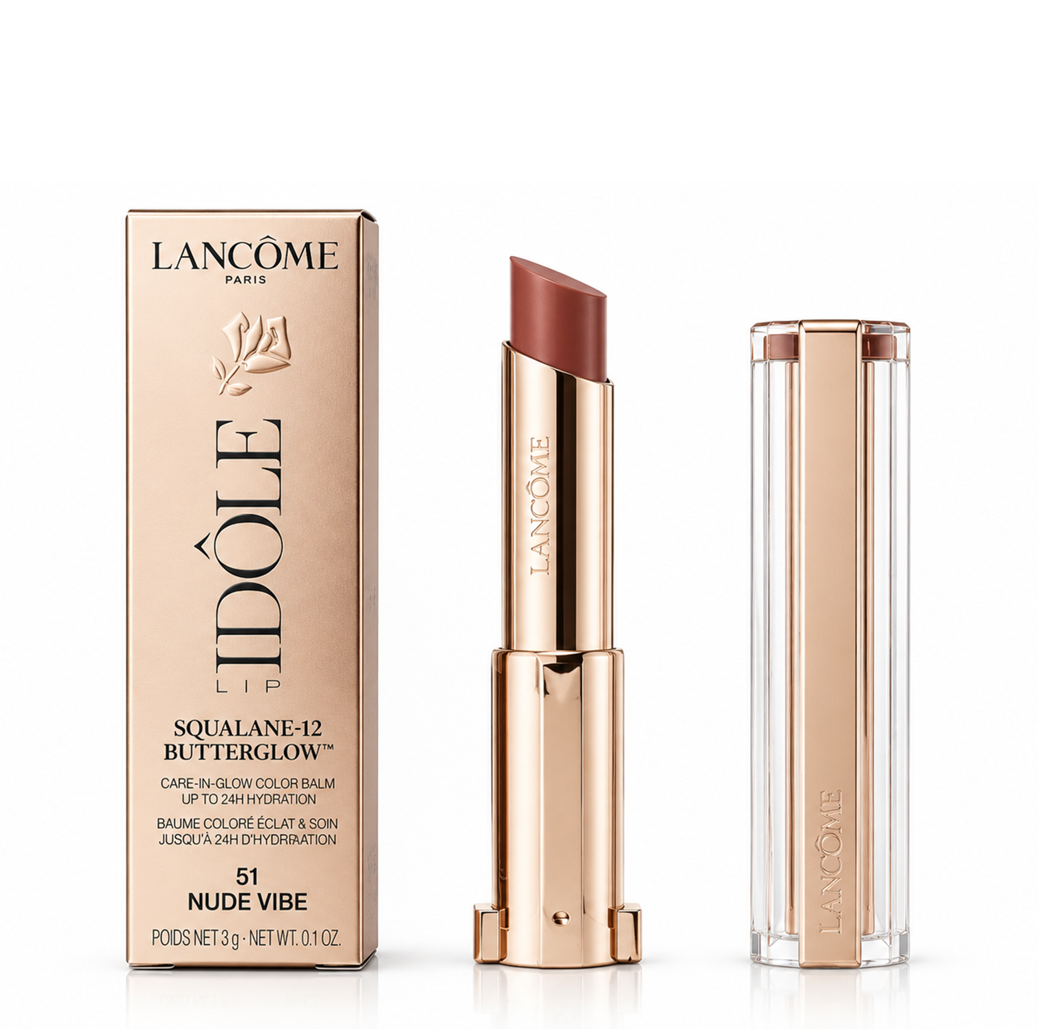 Lancome Idole 51 Nude Vibe Lippenstift 3g