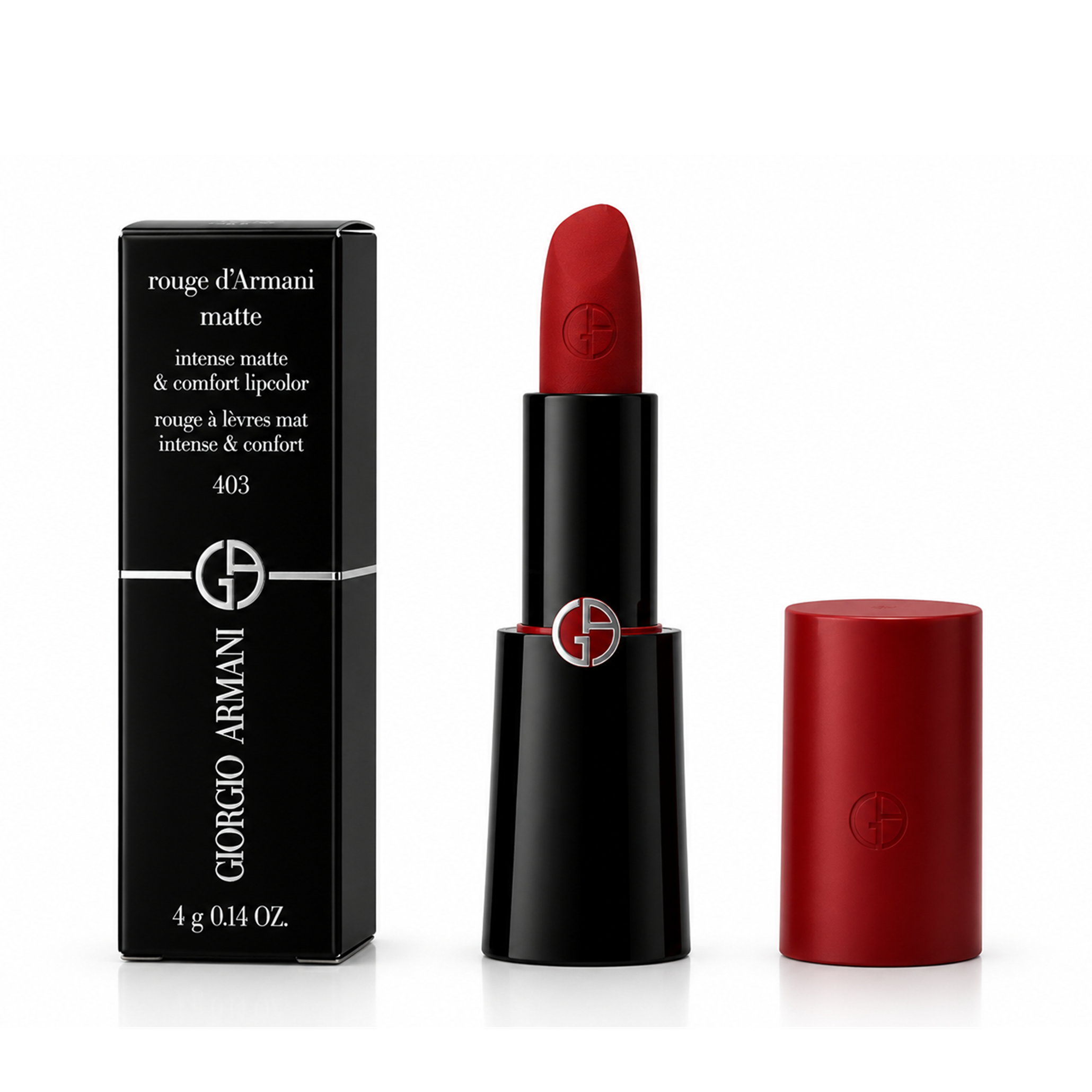 Giorgio Armani rouge d'armani matte lucky red 403 Lipstick 4g