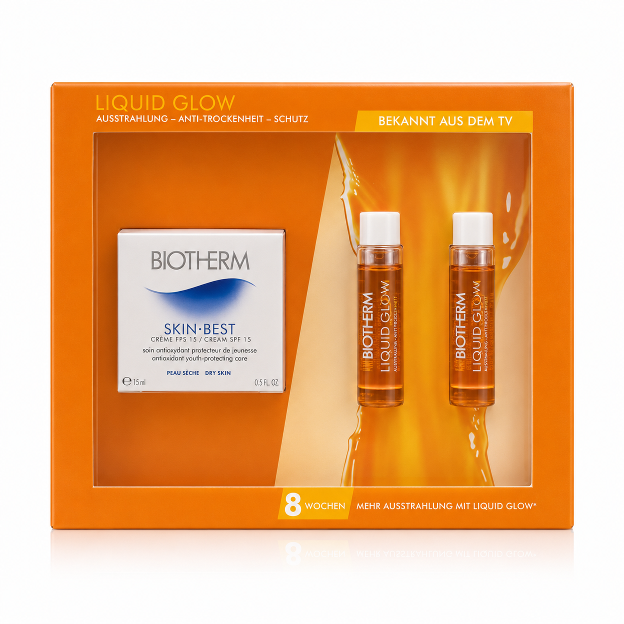 Biotherm Skin Best Cream 15ml Trockene Haut + Liquid glow 2x5ml