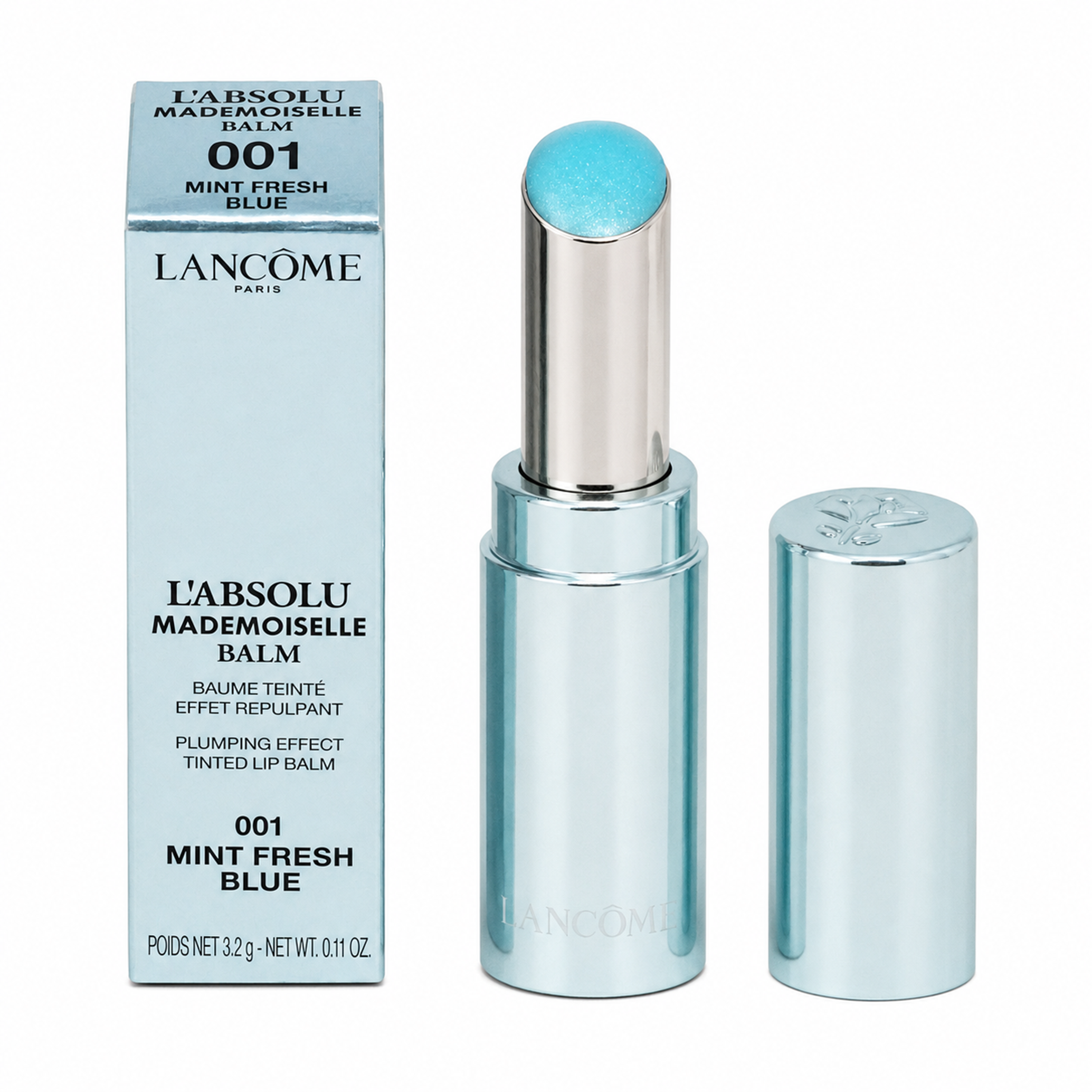 Lancome L'Absolu Mademoiselle Lippenstift Lip Balm 001 Mint Fresh Blue 3,2 g
