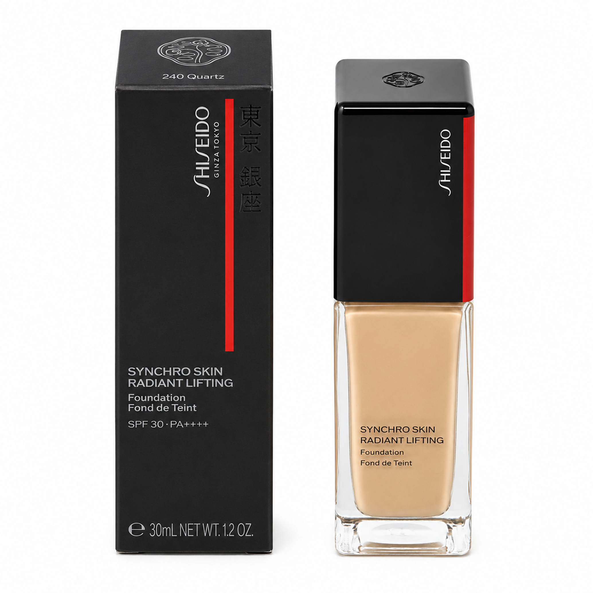 Shiseido Synchro Skin Radiant Lifting Foundation 240 Quartz  30ml
