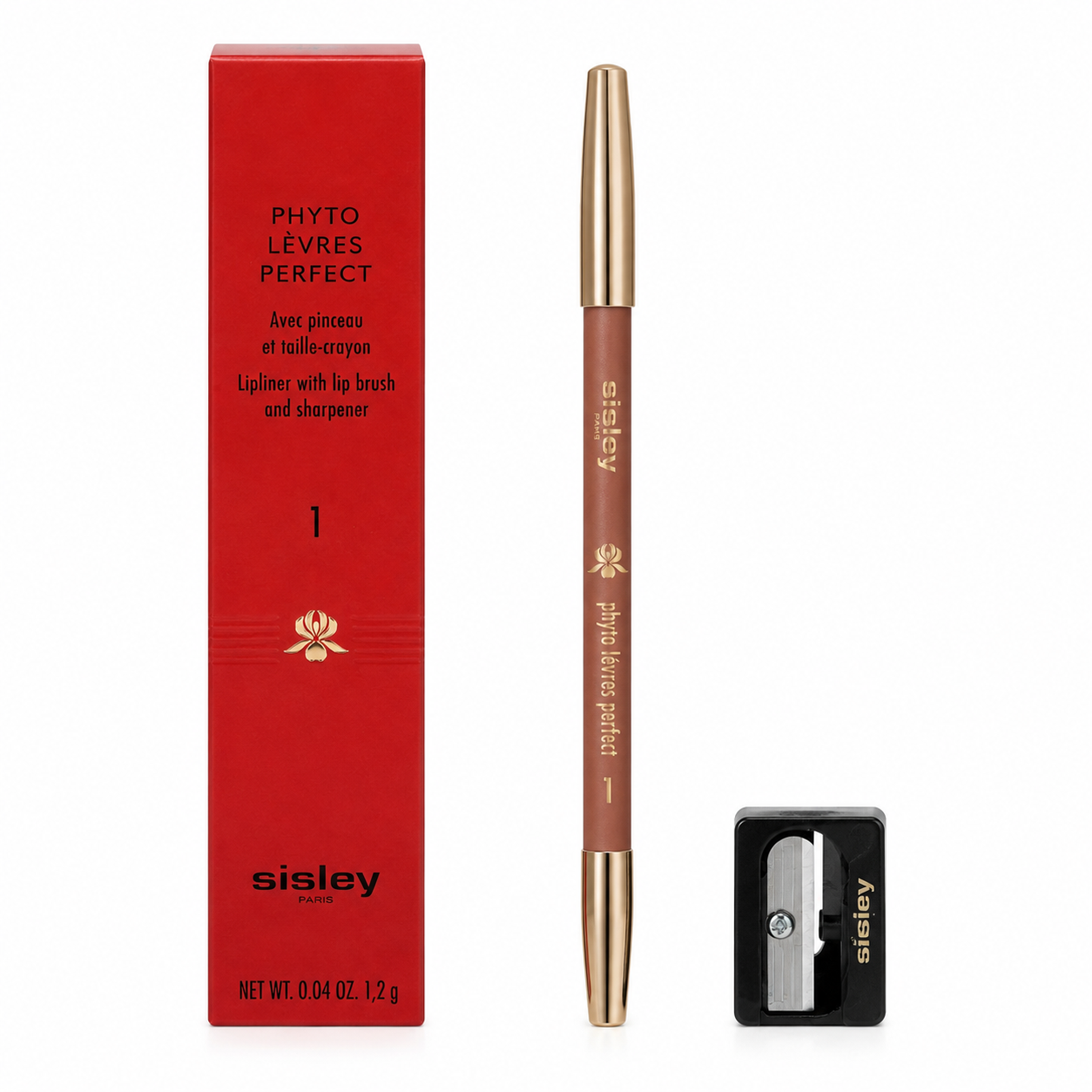 Sisley Paris Phyto Lévres Perfect Lipliner with Lip Brush 1 Nude 1,2g