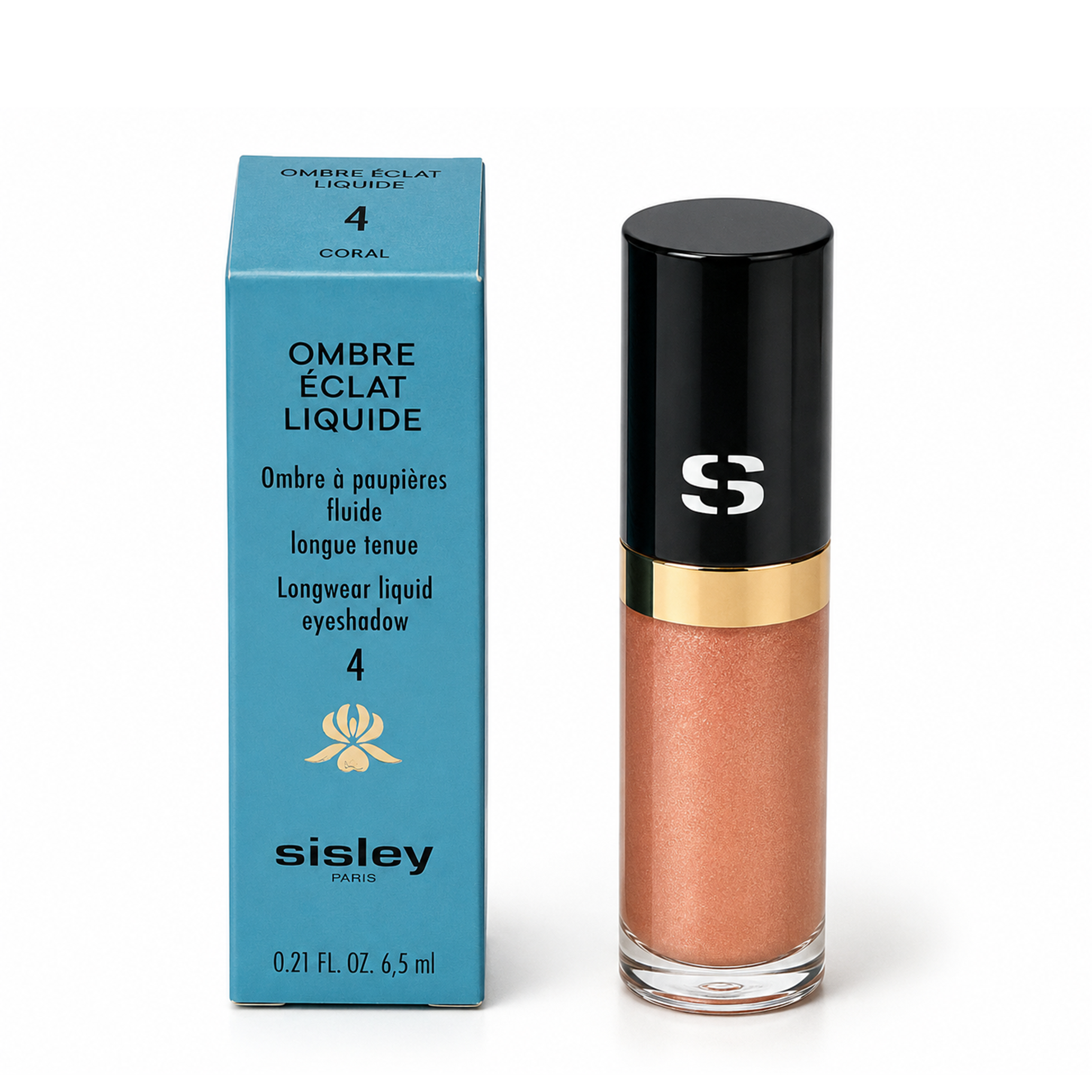 Sisley Paris Ombre Èclat Liquide Longwear liquid eyeshadow 4 Coral