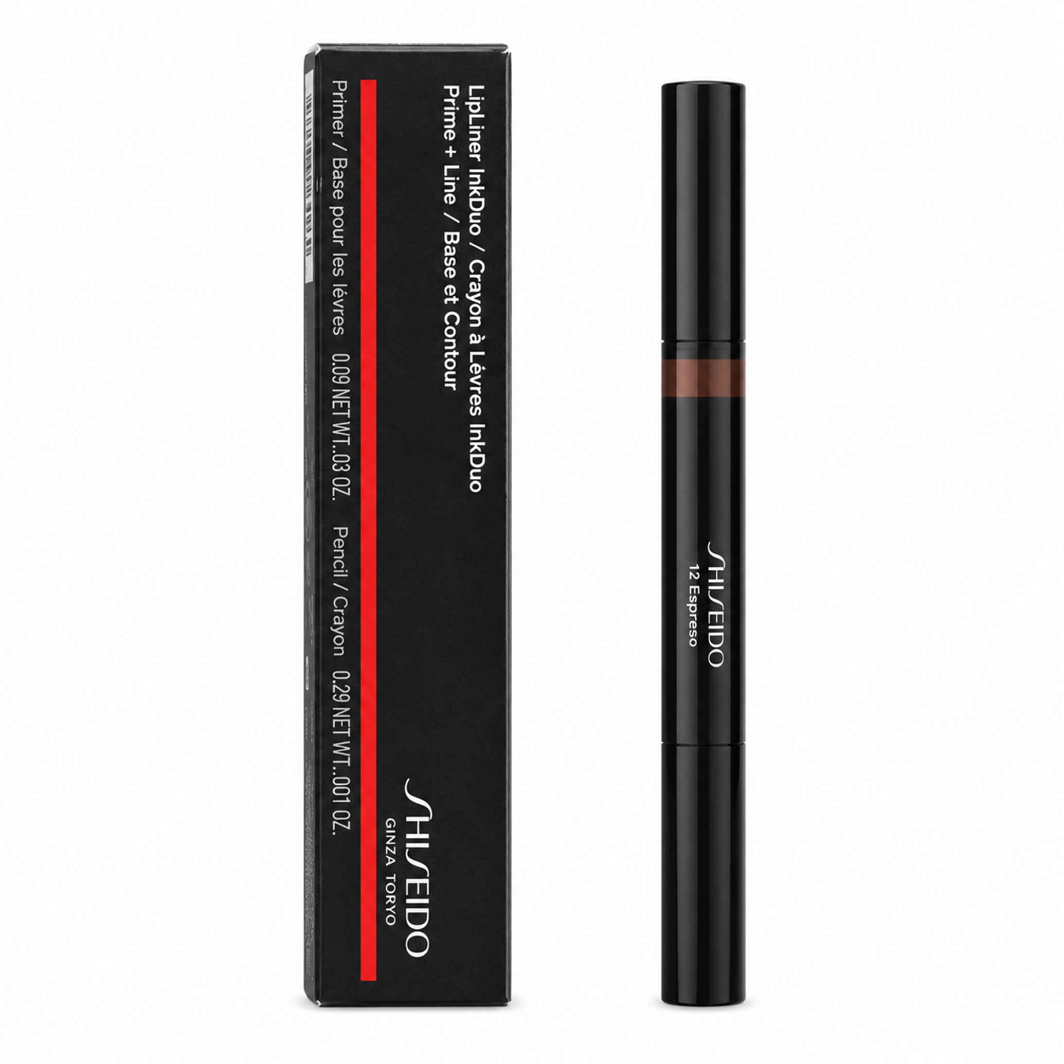 Shiseido Ginza Tokyo LipLiner 12 Espresso  InkDuo Prime+Line 0,9g