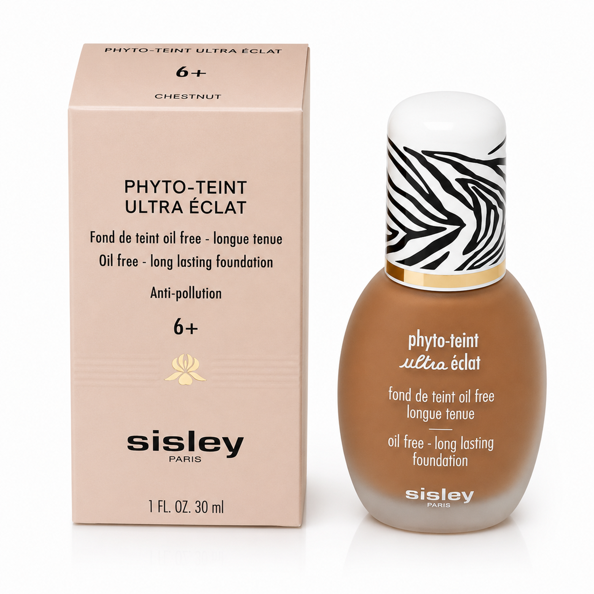 Sisley Phyto Teint ultra eclat Foundation 30 ml 6+ Chestnut