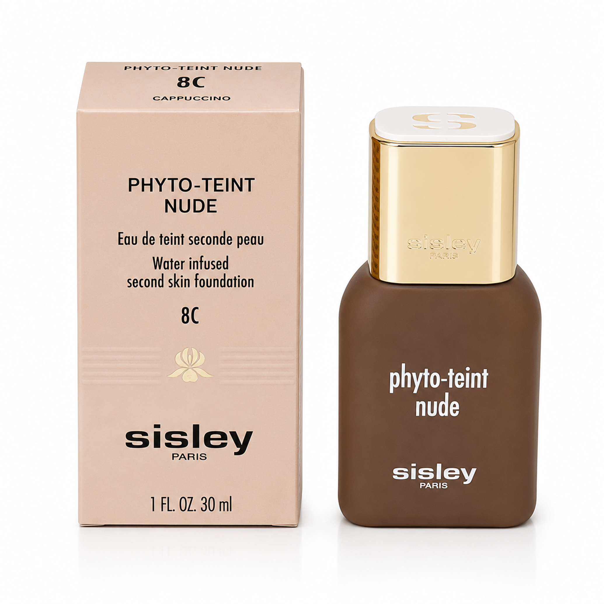 Sisley Phyto Teint Nude eau de Teint Foundation 30ml 8C Cappuccino