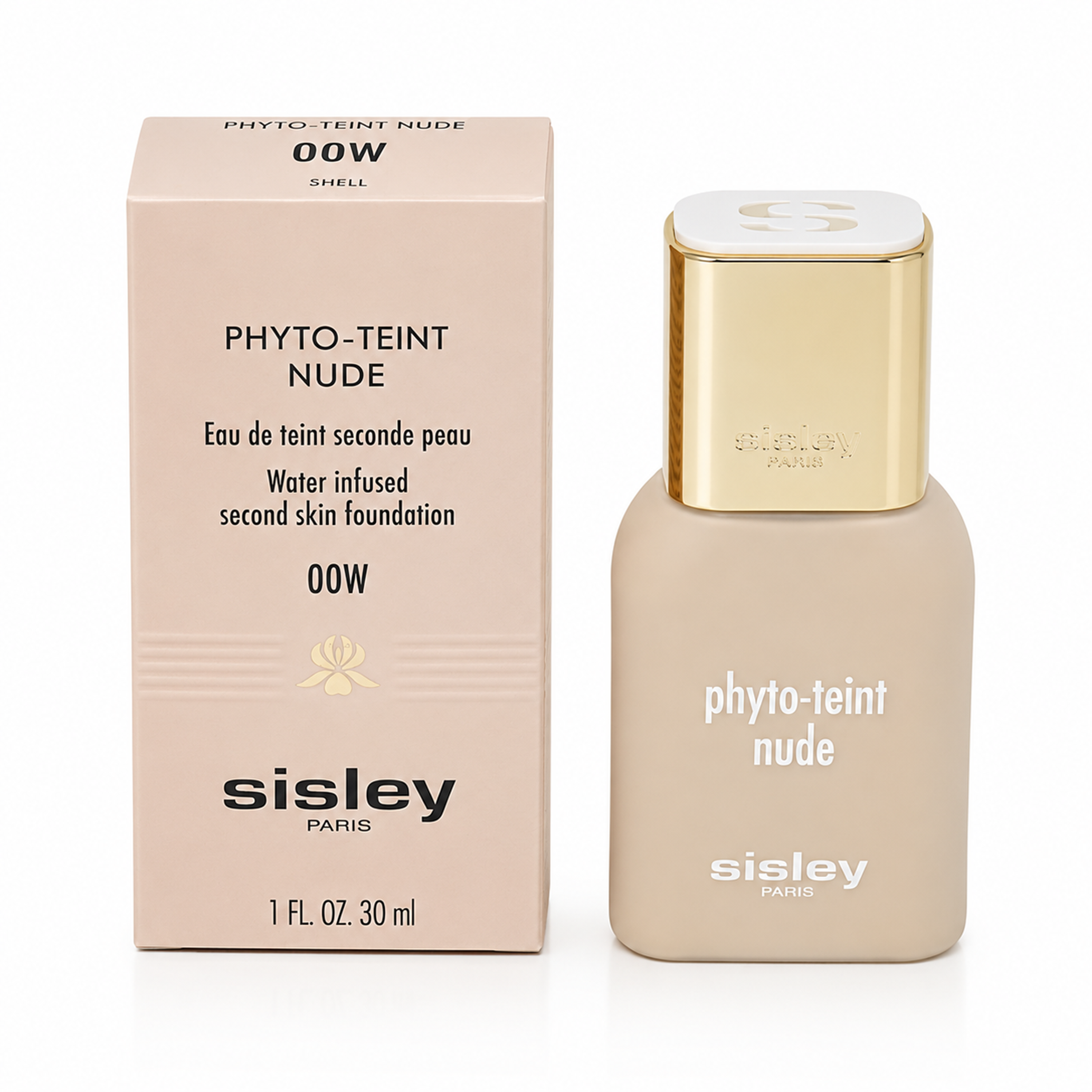 Sisley Phyto Teint Nude eau de Teint Foundation 30ml 00W Shell