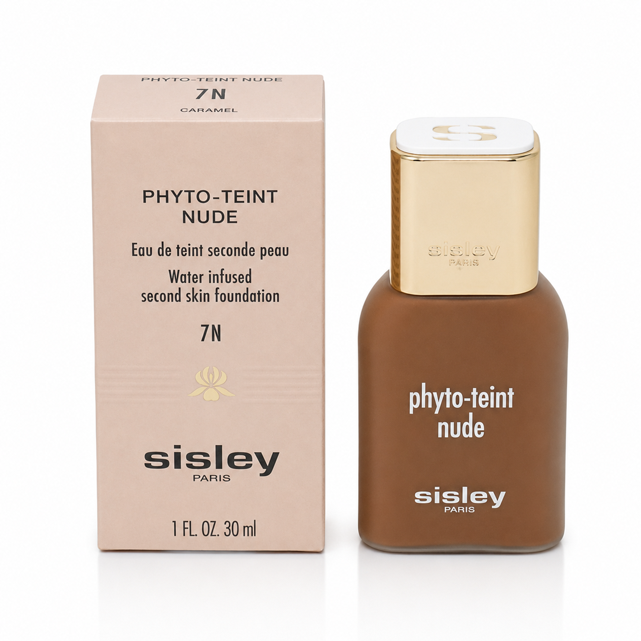 Sisley Phyto Teint Nude eau de Teint Foundation 30ml 7N Caramel