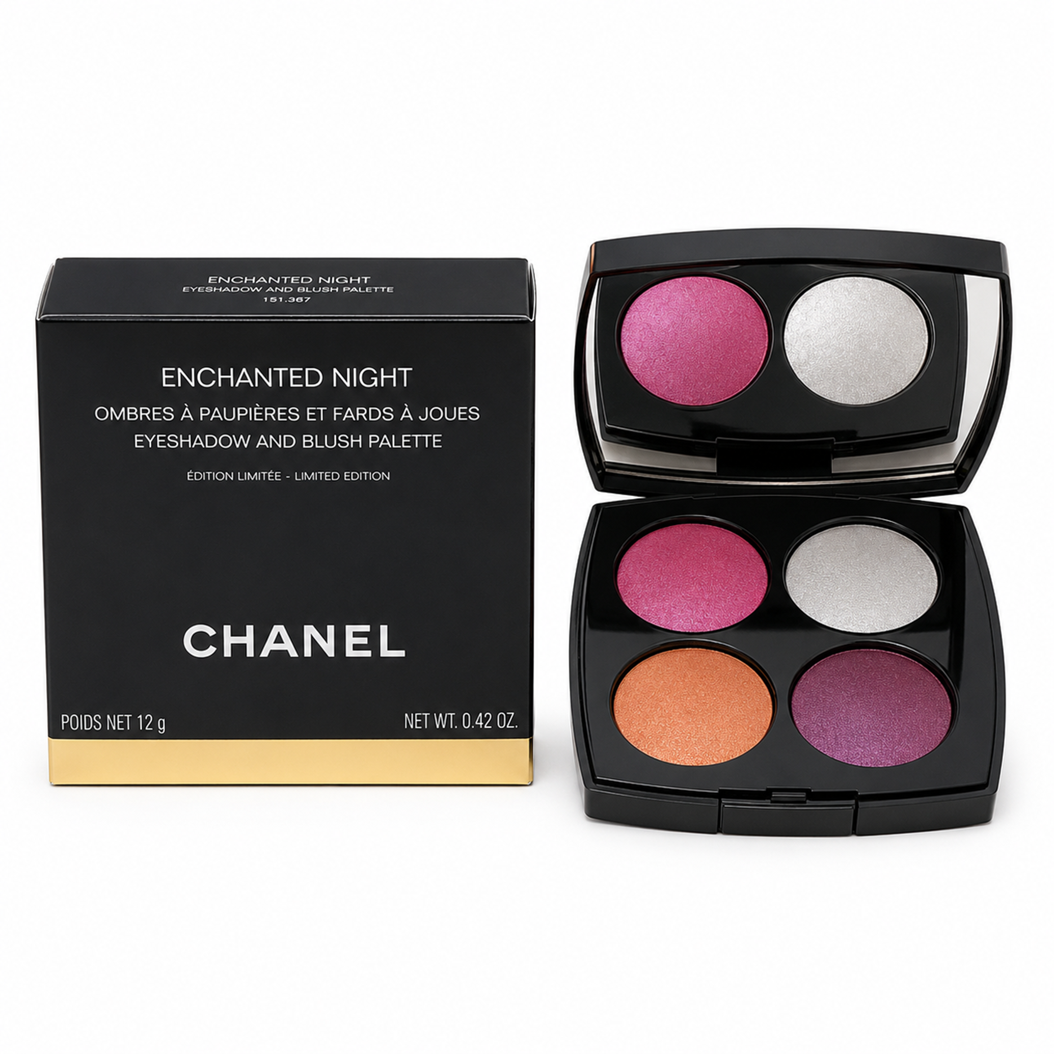 Chanel Enchanted Night Eyeshadow and Blush Palette 151.367 12g